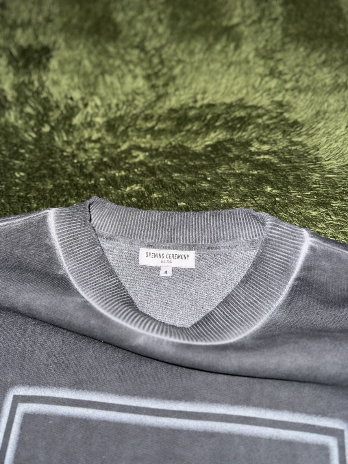 Opening Ceremony [M] Opening Ceremony Box Logo Pigment-Dyed Sweatshirt Size US M / EU 48-50 / 2 - 3 Thumbnail