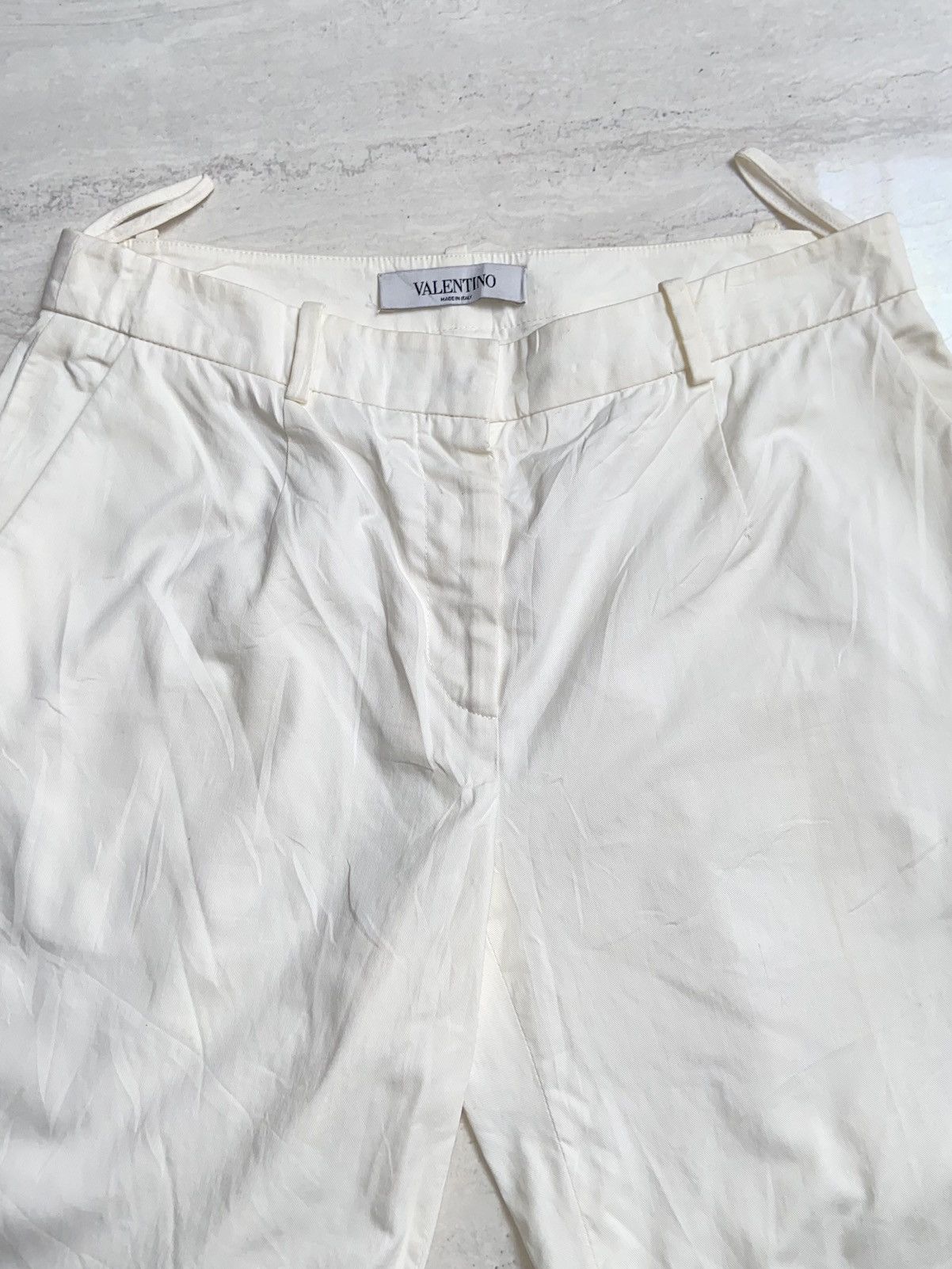 Valentino VALENTINO White Long Pants Size US 27 - 8 Thumbnail