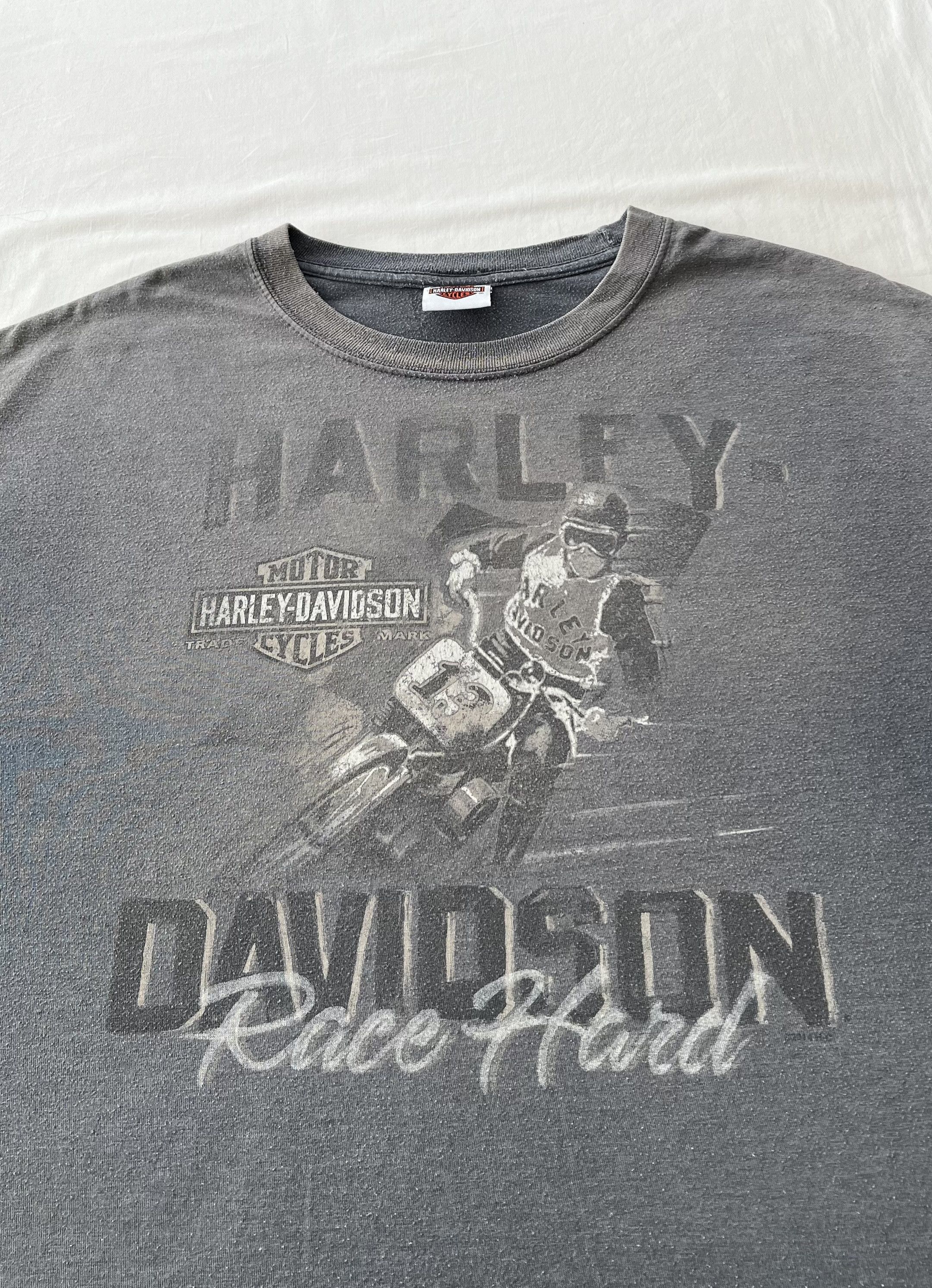 Harley Davidson Vintage 2014 Harley Davidson Motorcycle France T-shirt Size US XL / EU 56 / 4 - 3 Thumbnail