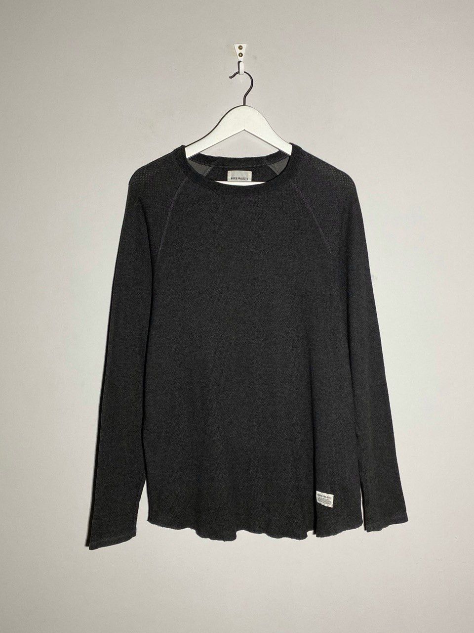 Norse Projects Norse Projects Aske Mesh Melange Long Sleeve Cotton Sweater Size US M / EU 48-50 / 2 - 1 Thumbnail