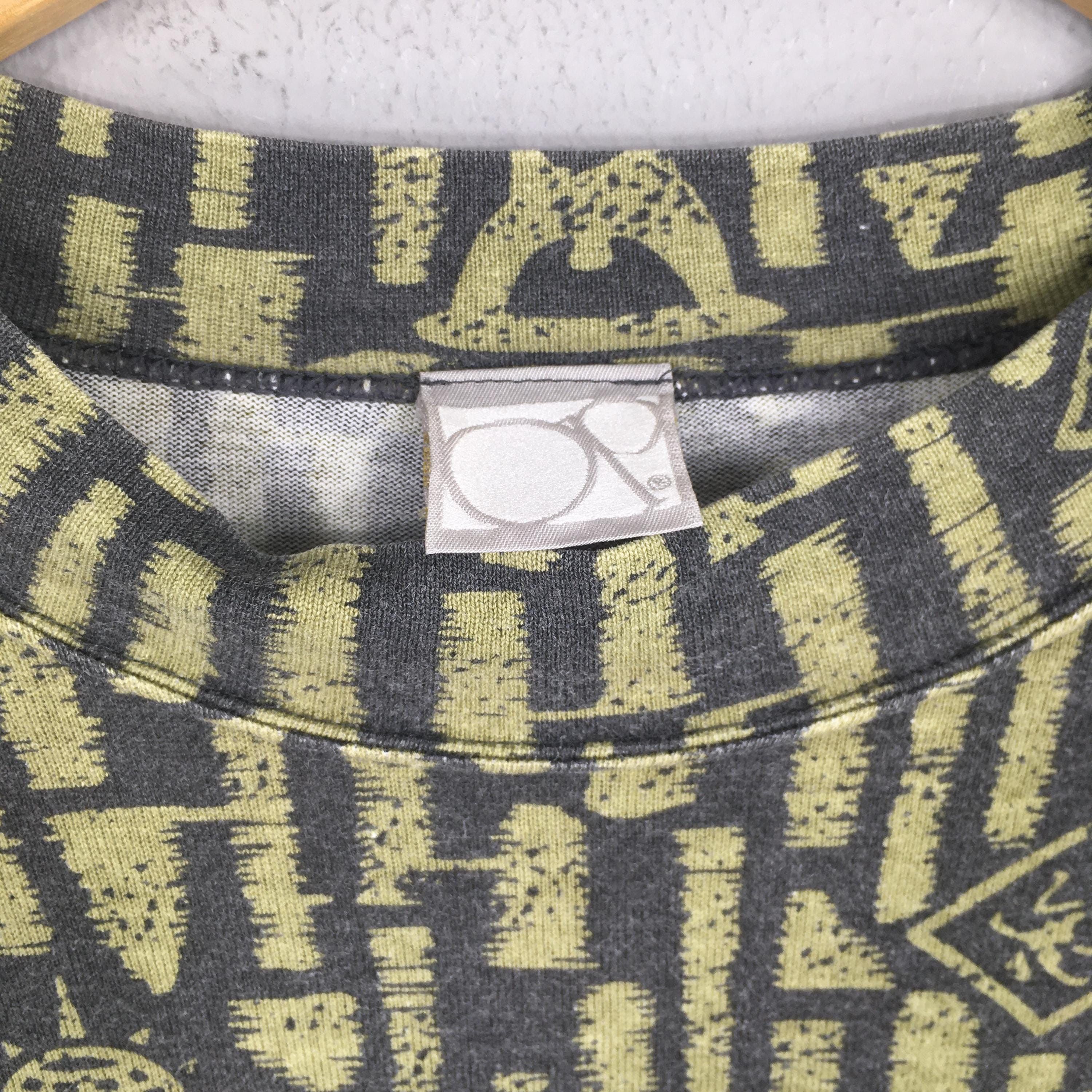 Vintage 1990s Ocean Pacific Surfer Abstract T shirt Large