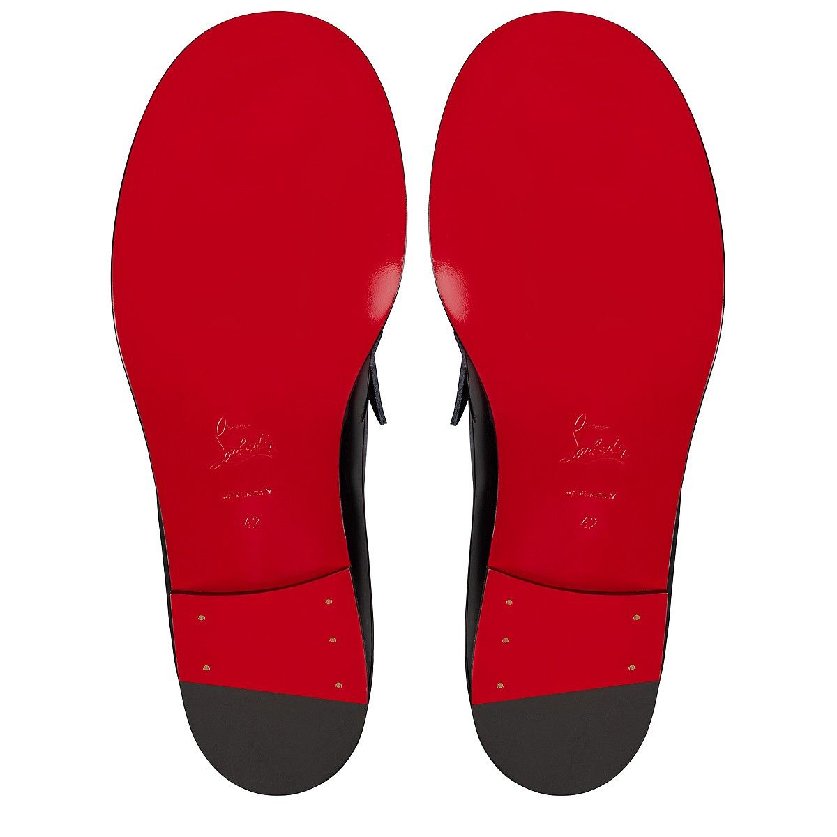 Christian Louboutin o1s1wg110924 No Penny Flat Shoes in Black Size US 8.5 / EU 41-42 - 5 Thumbnail