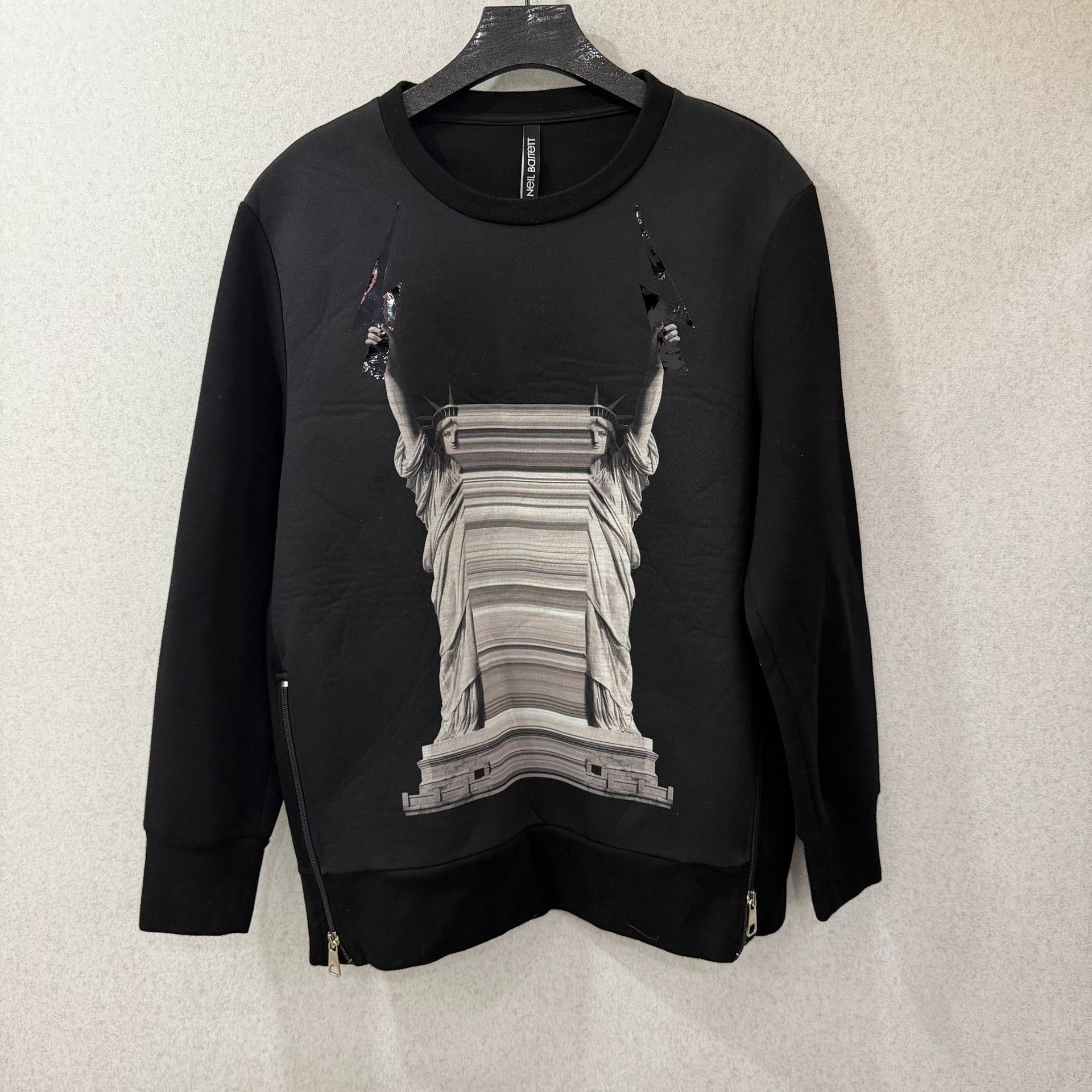 Neil Barrett Neil Barrett Cotton Hoodie s Men Size US S / EU 44-46 / 1 - 1 Thumbnail