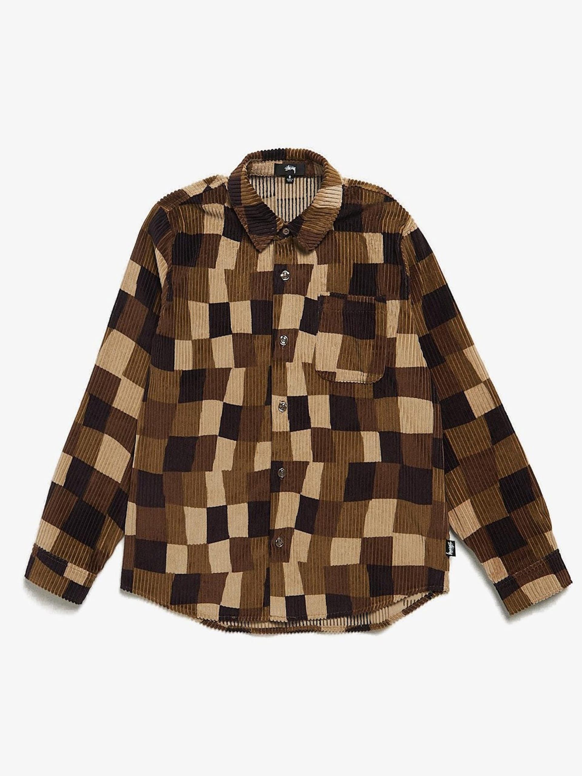 Stussy Brown Plaid Cotton Suit Size US S / EU 44-46 / 1 - 1 Thumbnail