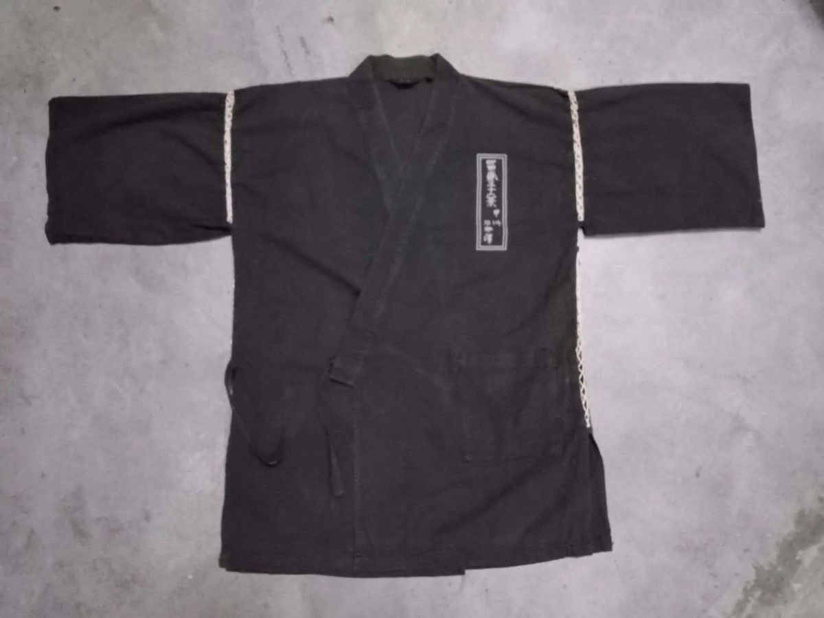 Vintage Vintage Japanese Kimono Jacket - Mt. Fuji Print (Size L) Size US L / EU 52-54 / 3 - 3 Thumbnail