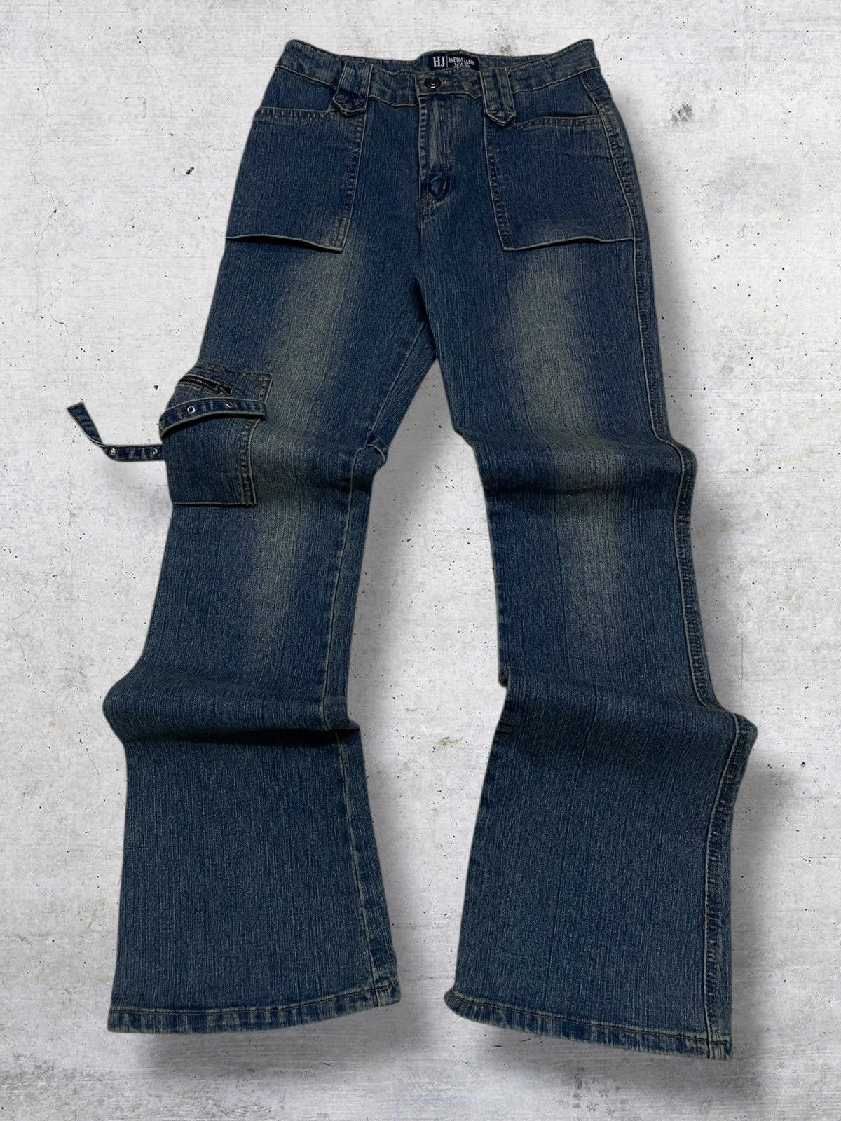 Japanese Brand VINTAGE HAPHAZARD JAPAN DESIGNER 90S BONDAGE PUNK FLARED OG Size US 26 / EU 42 - 1 Thumbnail