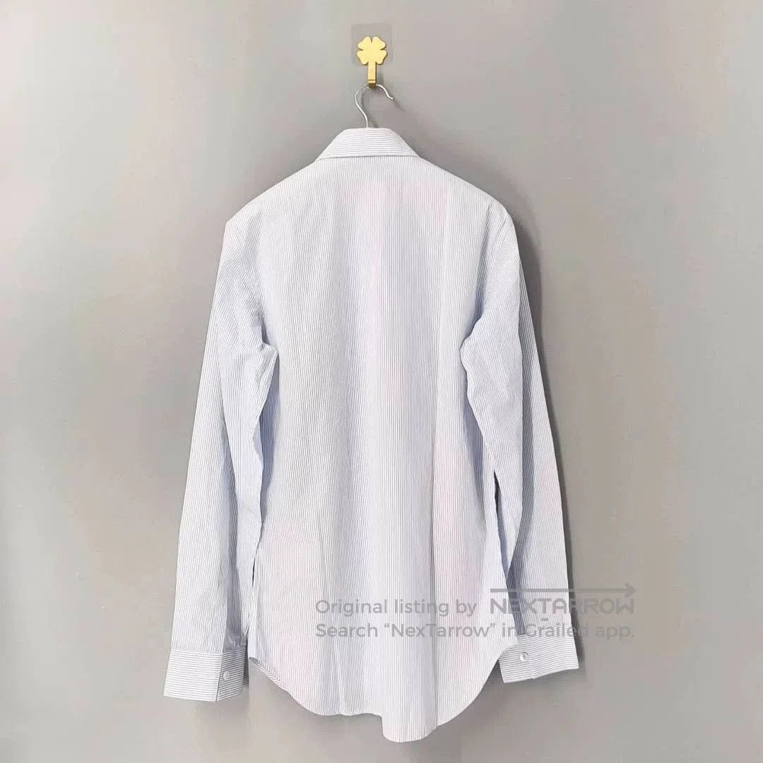 Dior Dior Blue White Stripe Logo Shirt. Size US S / EU 44-46 / 1 - 2 Thumbnail