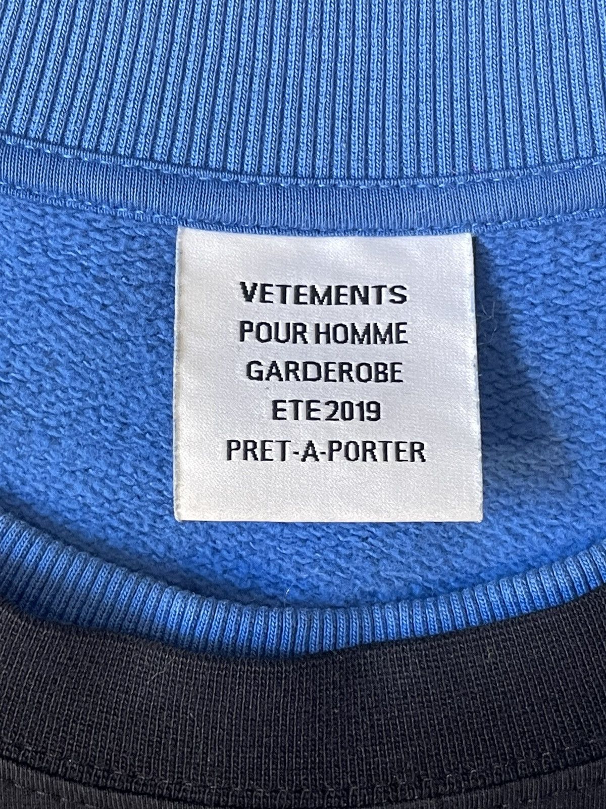 Vetements Vetements 19ss “Your Company Name” Double Layered Sweatshirt Size US XL / EU 56 / 4 - 5 Thumbnail