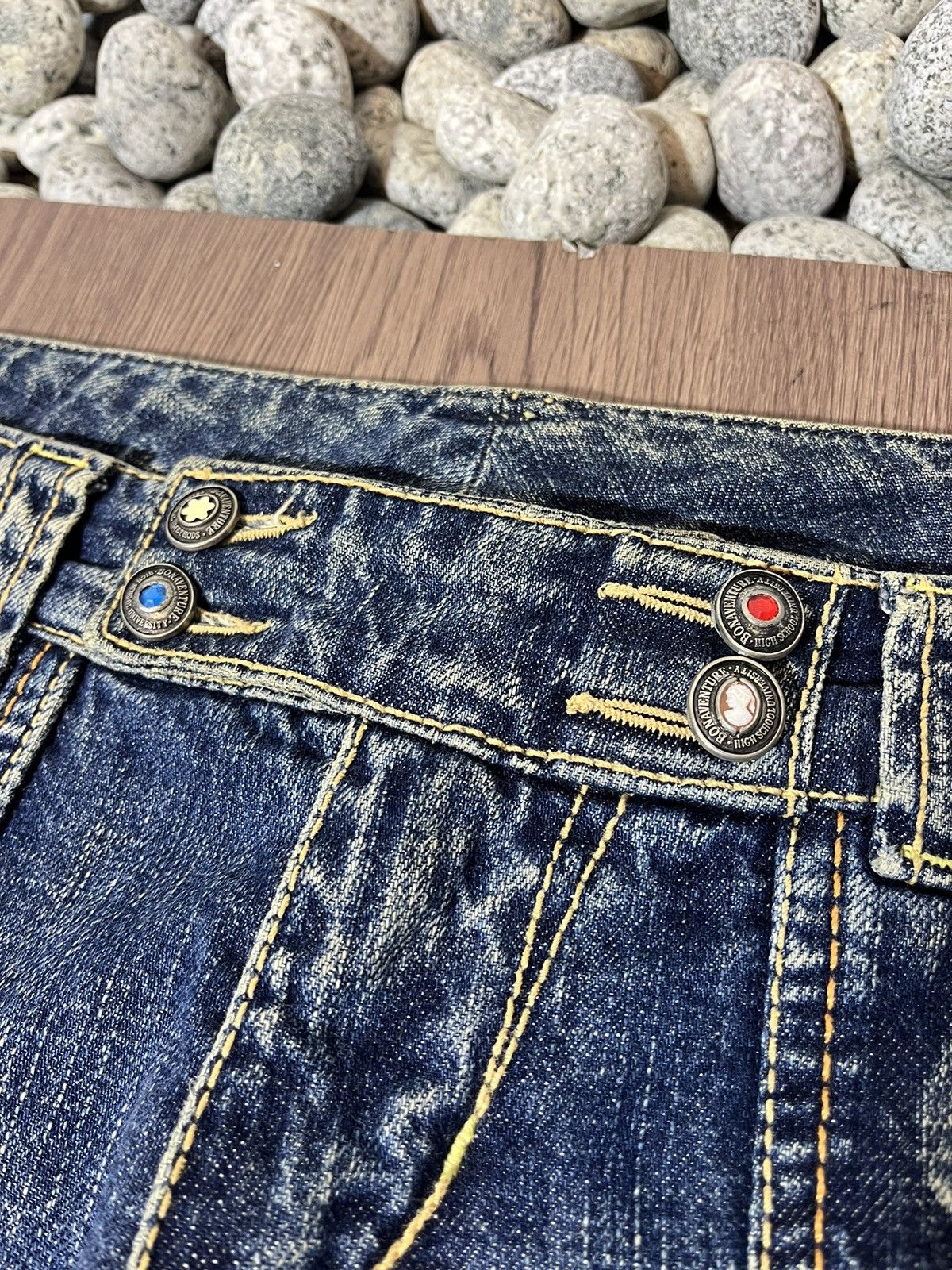 20471120 × If Six Was Nine × Japanese Brand The Bonaventure Vintage fatigue flare mudwash jeans Size US 30 / EU 46 - 6 Thumbnail