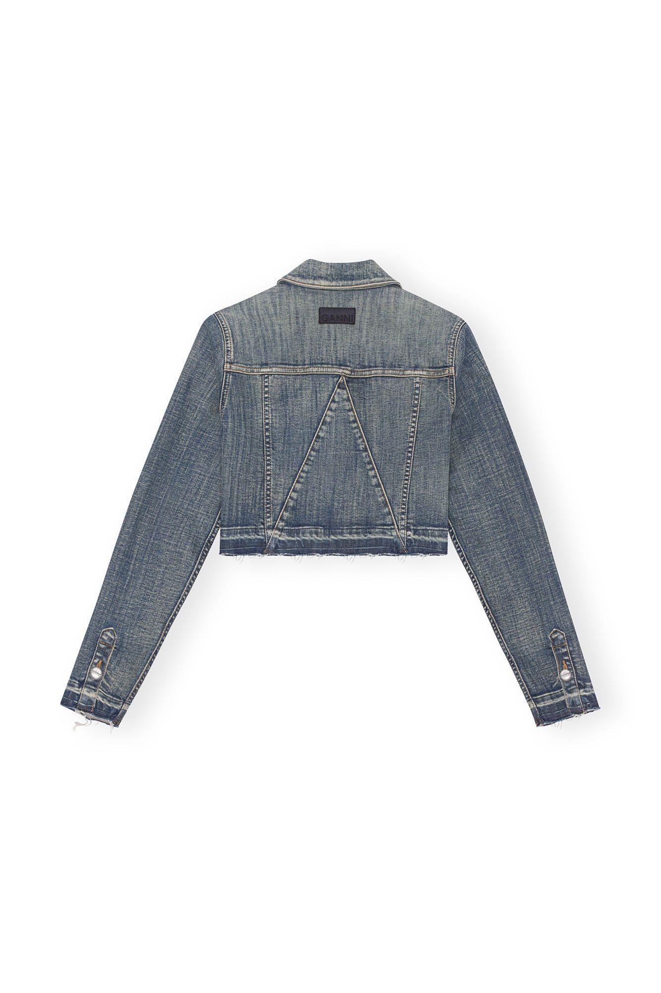 Tint Edge Denim Cropped Jacket