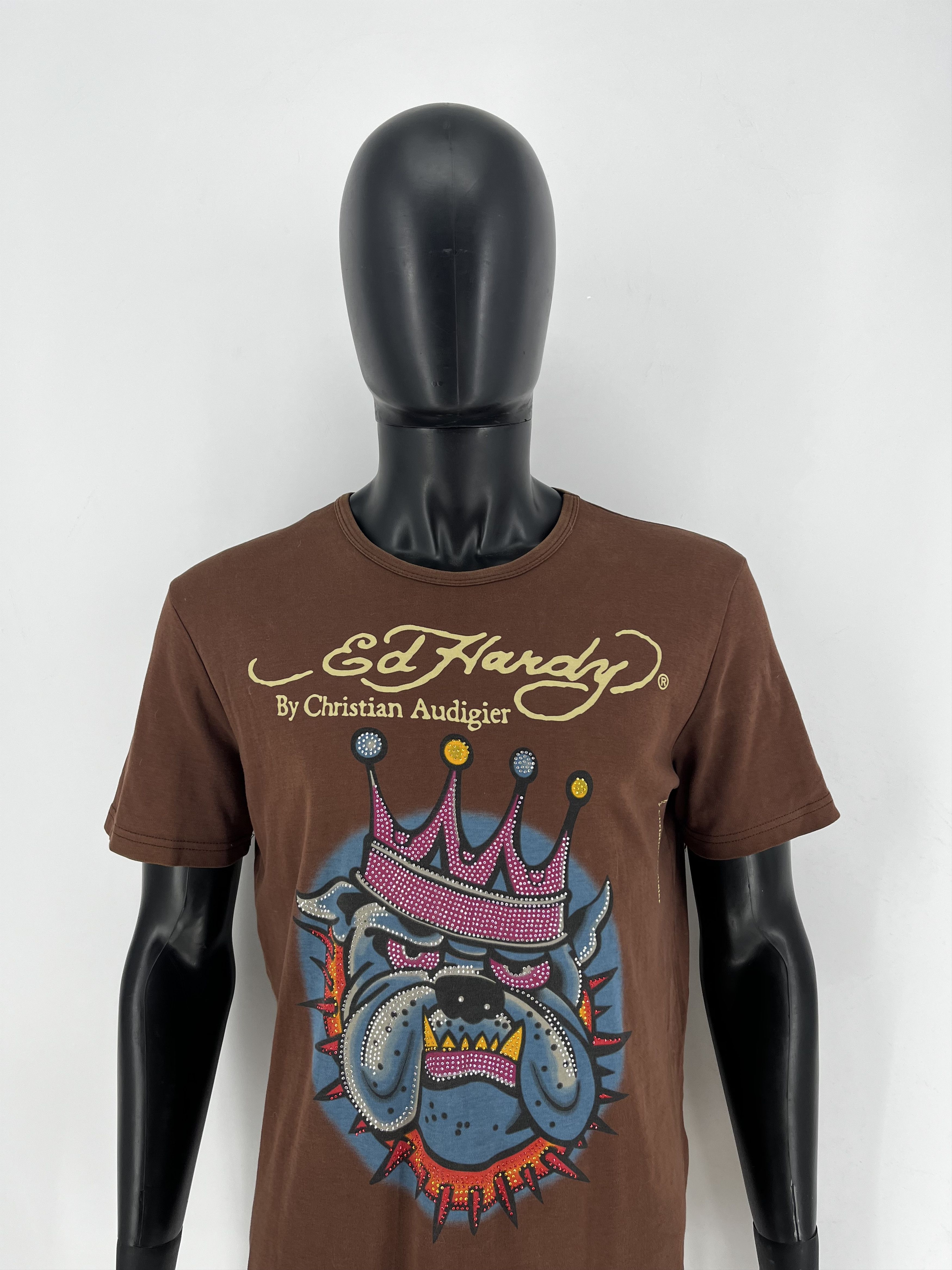Christian Audigier Vintage Ed Hardy By Christian Audigier Knife In The Heart XL Size US XL / EU 56 / 4 - 1 Thumbnail