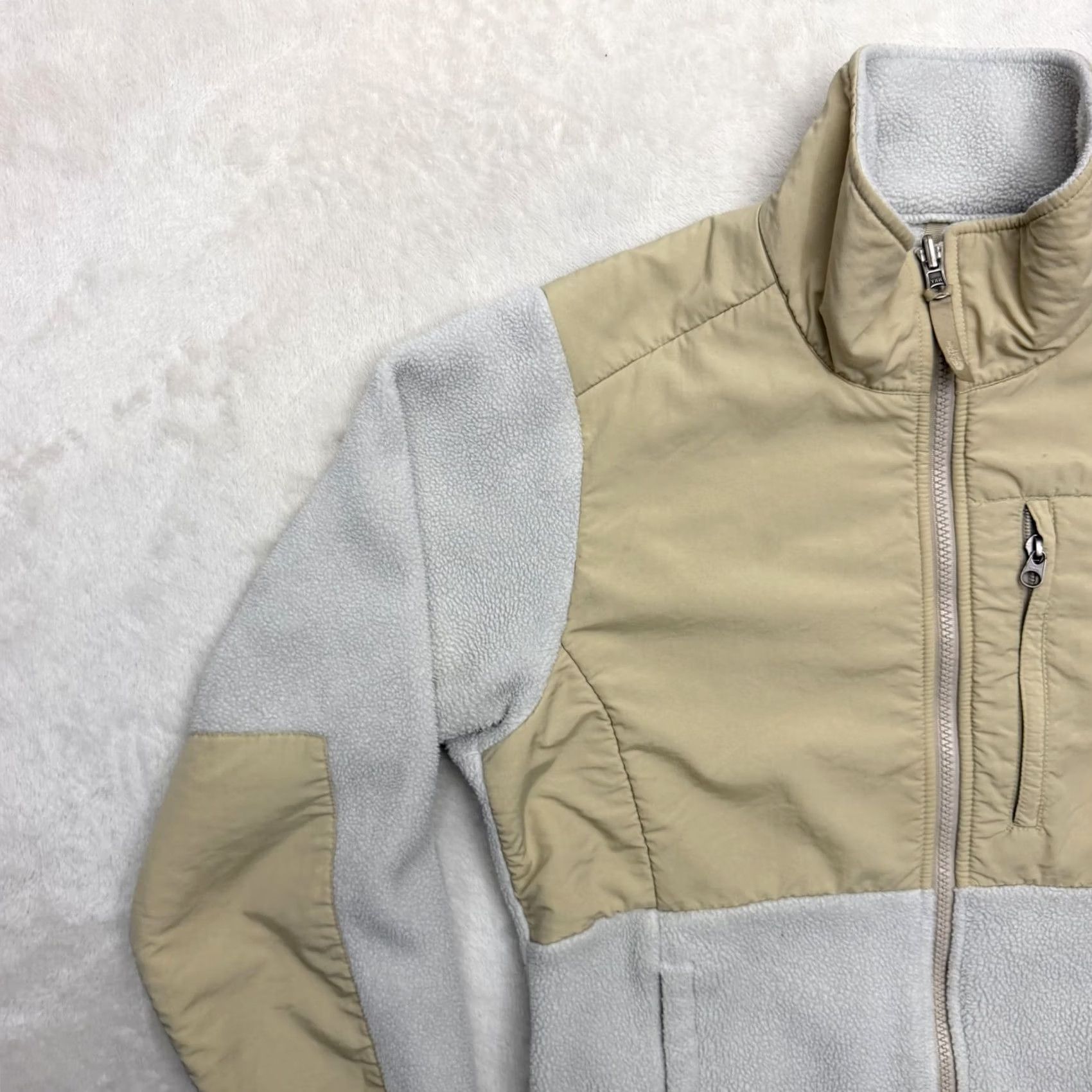 The North Face The North Face Jacket Womens Small Gray Tan Polartec Fleece Full Zip Coat Warm Size S / US 4 / IT 40 - 5 Thumbnail