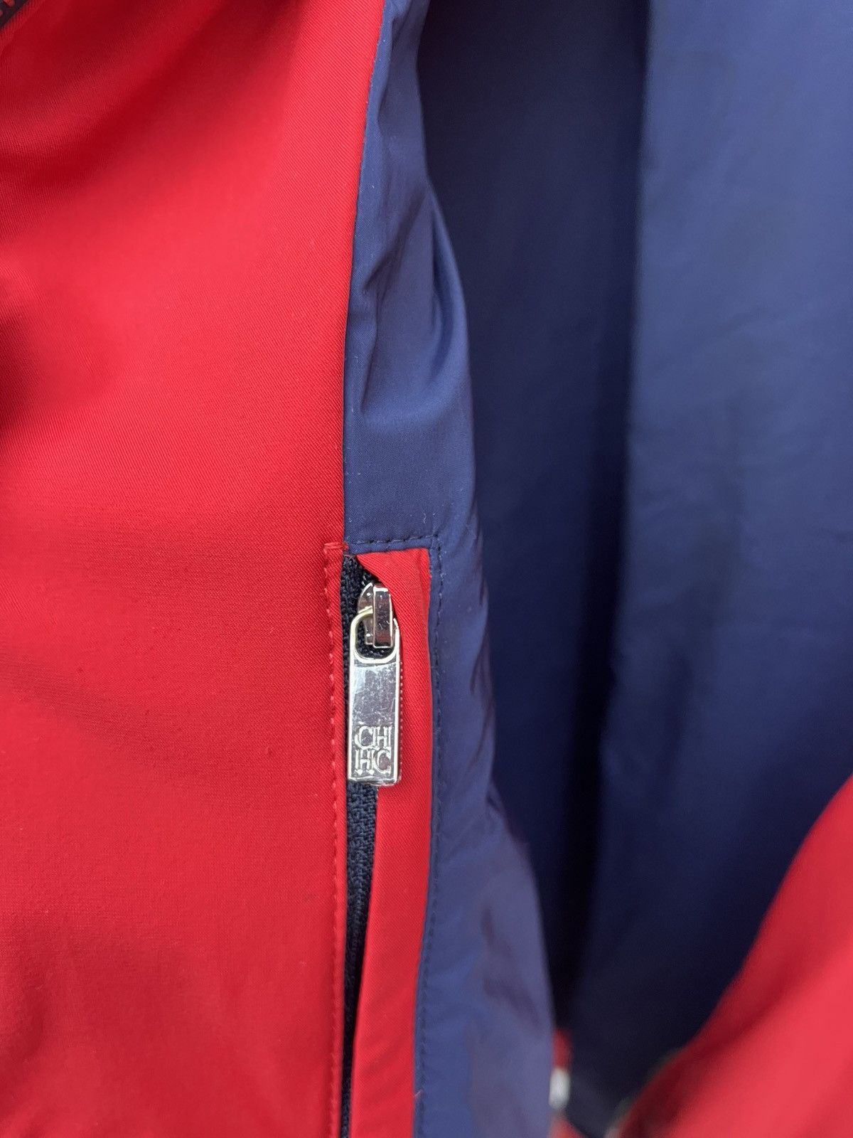 Carolina Herrera Carolina Herrera Red Zip Jacket Size US L / EU 52-54 / 3 - 10 Thumbnail