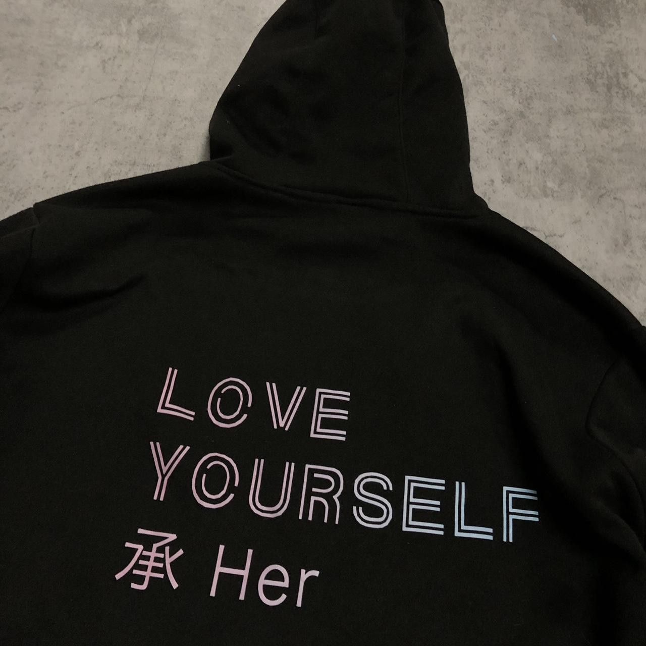 Other Black BTS hoodie with pink and blue hues #kpop Size US XL / EU 56 / 4 - 5 Thumbnail