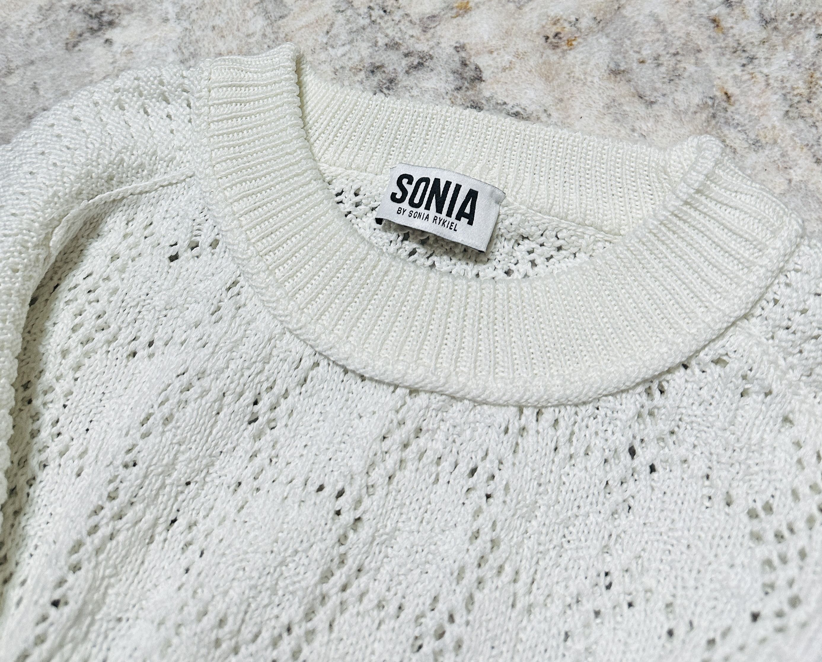 Sonia Rykiel White knit Size XS / US 0-2 / IT 36-38 - 3 Thumbnail