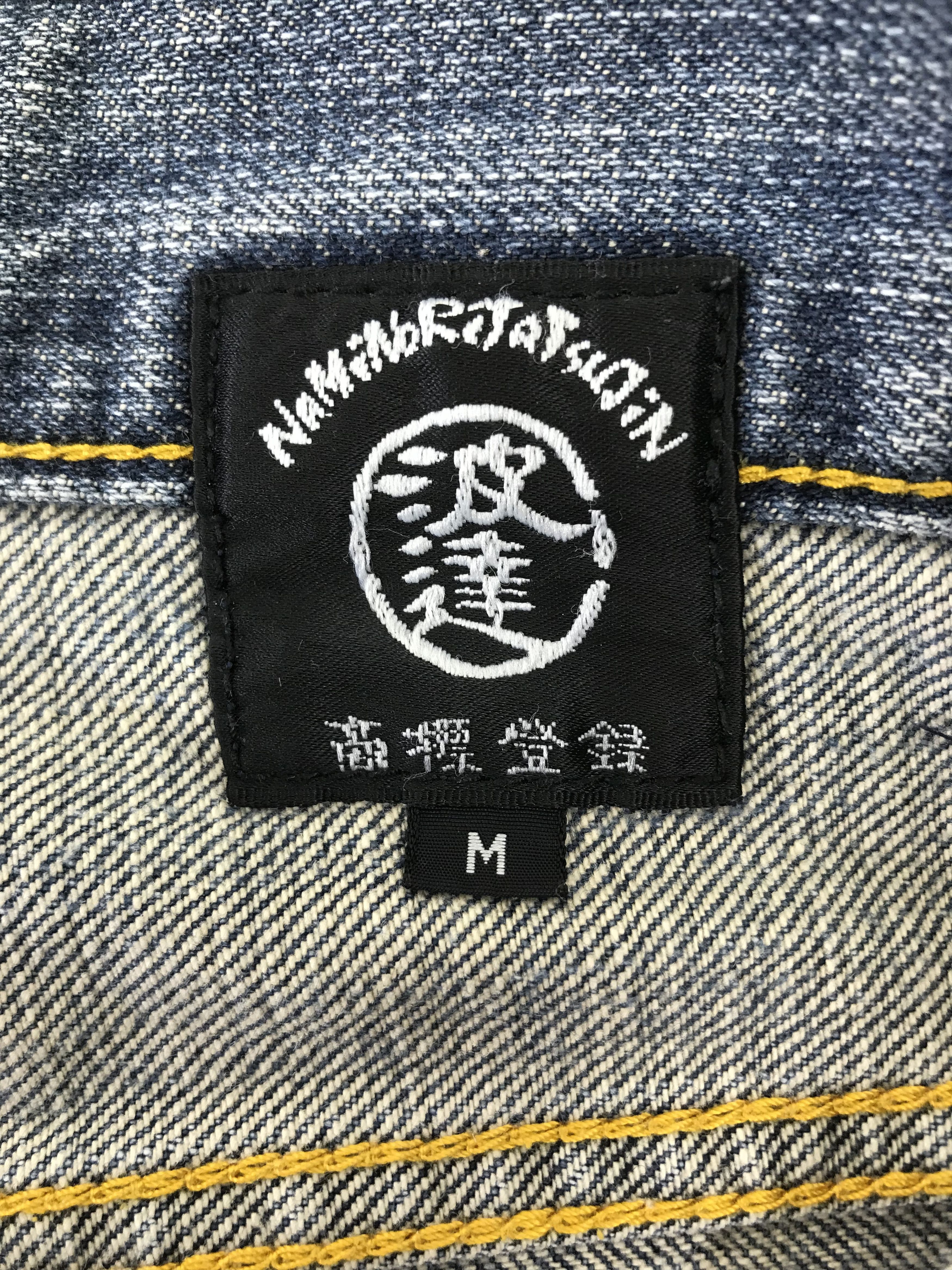 Japanese Brand Vintage Namitatsu Embroidered Sukajan Jeans Size US 31 - 14 Thumbnail