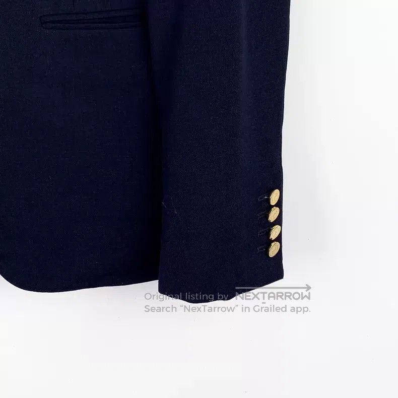 Thom Browne Thom Browne Dark Blue Wool Suit Jacket Size US XS / EU 42 / 0 - 4 Thumbnail