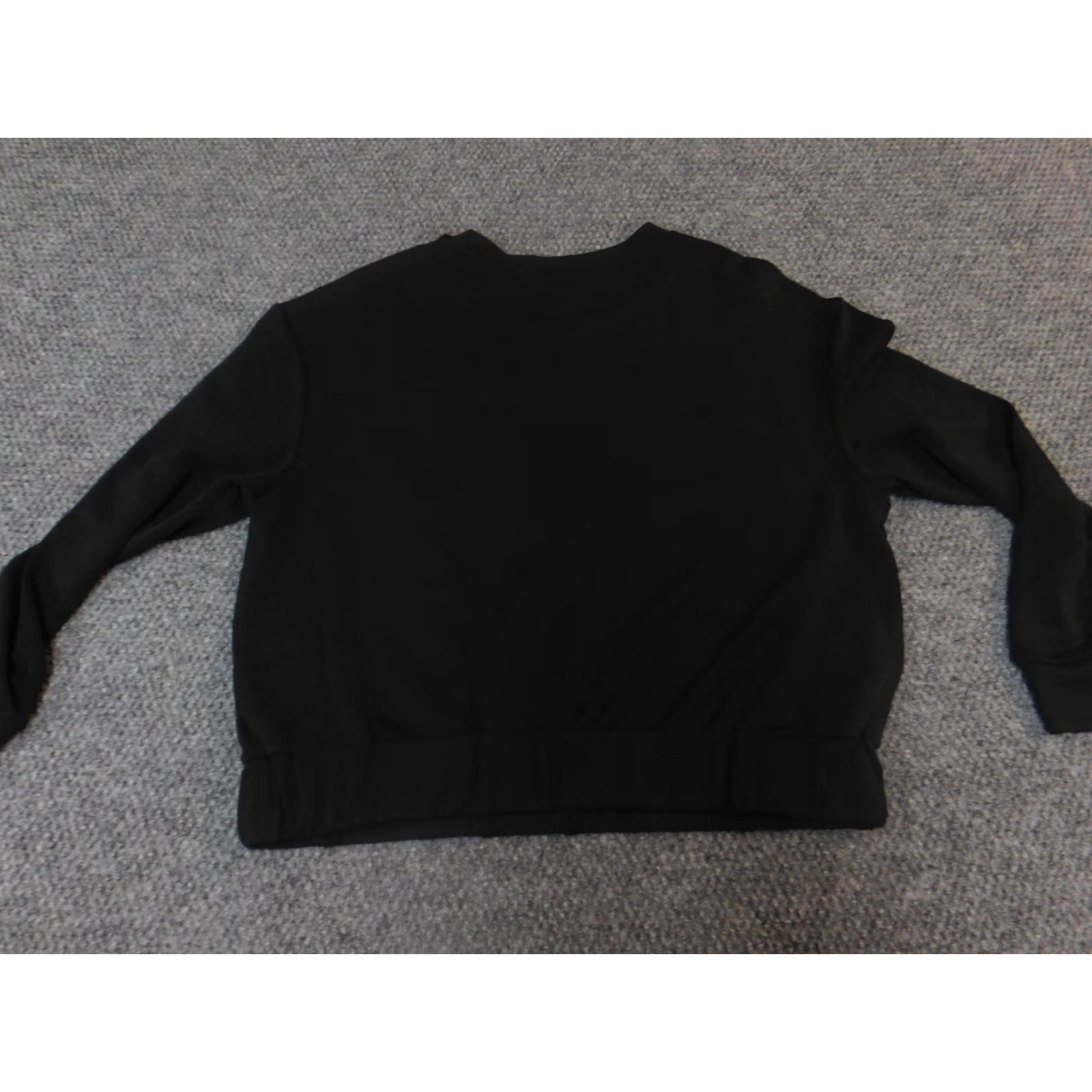 Vintage Magaschoni Womens Sweater Small pullover black solid crew neck long sleeve chunky-knit cotton regular stretch casual winter 90s? Size S / US 4 / IT 40 - 7 Thumbnail
