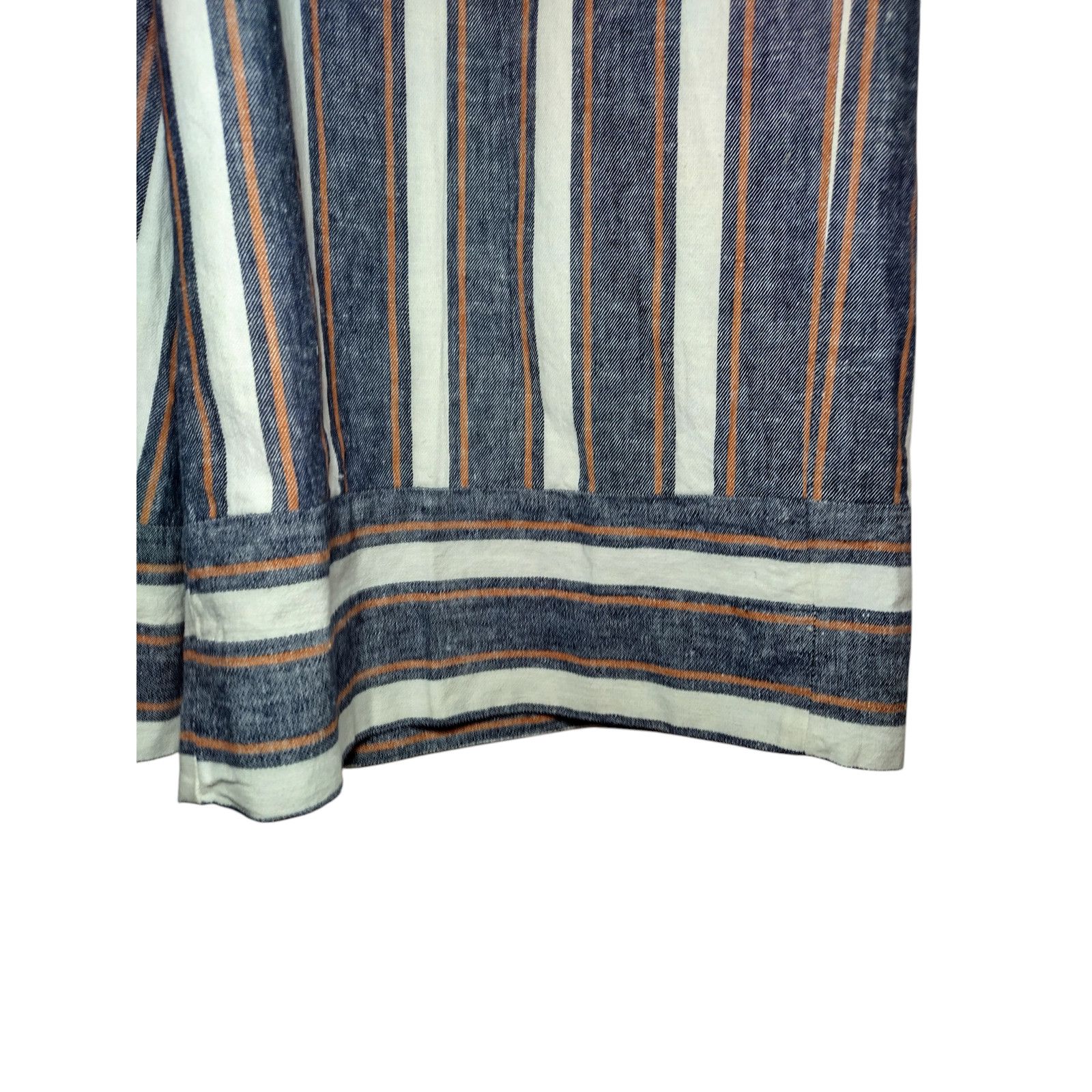 Banana Republic NWT Banana Republic Womens Blue Stripes wide Leg Pants Sz 12 Size 34" / US 12 / IT 48 - 13 Thumbnail