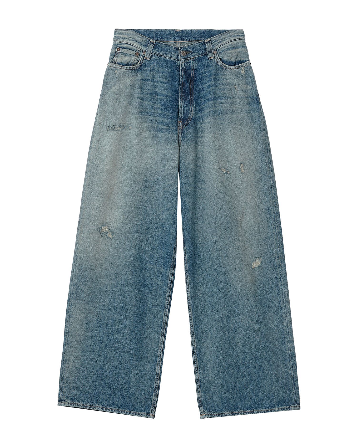 Acne Studios Acne Studios 2023 SUPER BAGGY Ripped Distressed Jeans Size 24" / US 00 / IT 34 - 1 Thumbnail