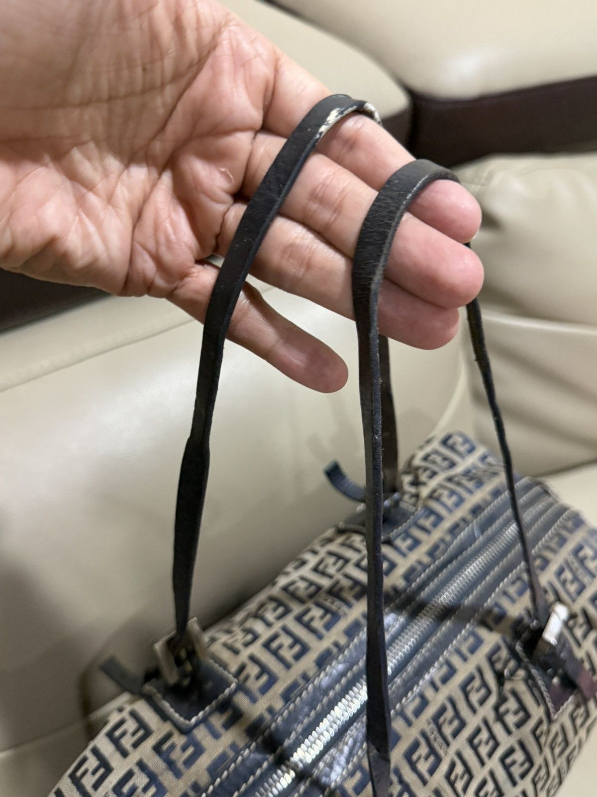 Fendi Authentic Fendi Zucca Monogram Canvas Hand Bag Size ONE SIZE - 11 Thumbnail