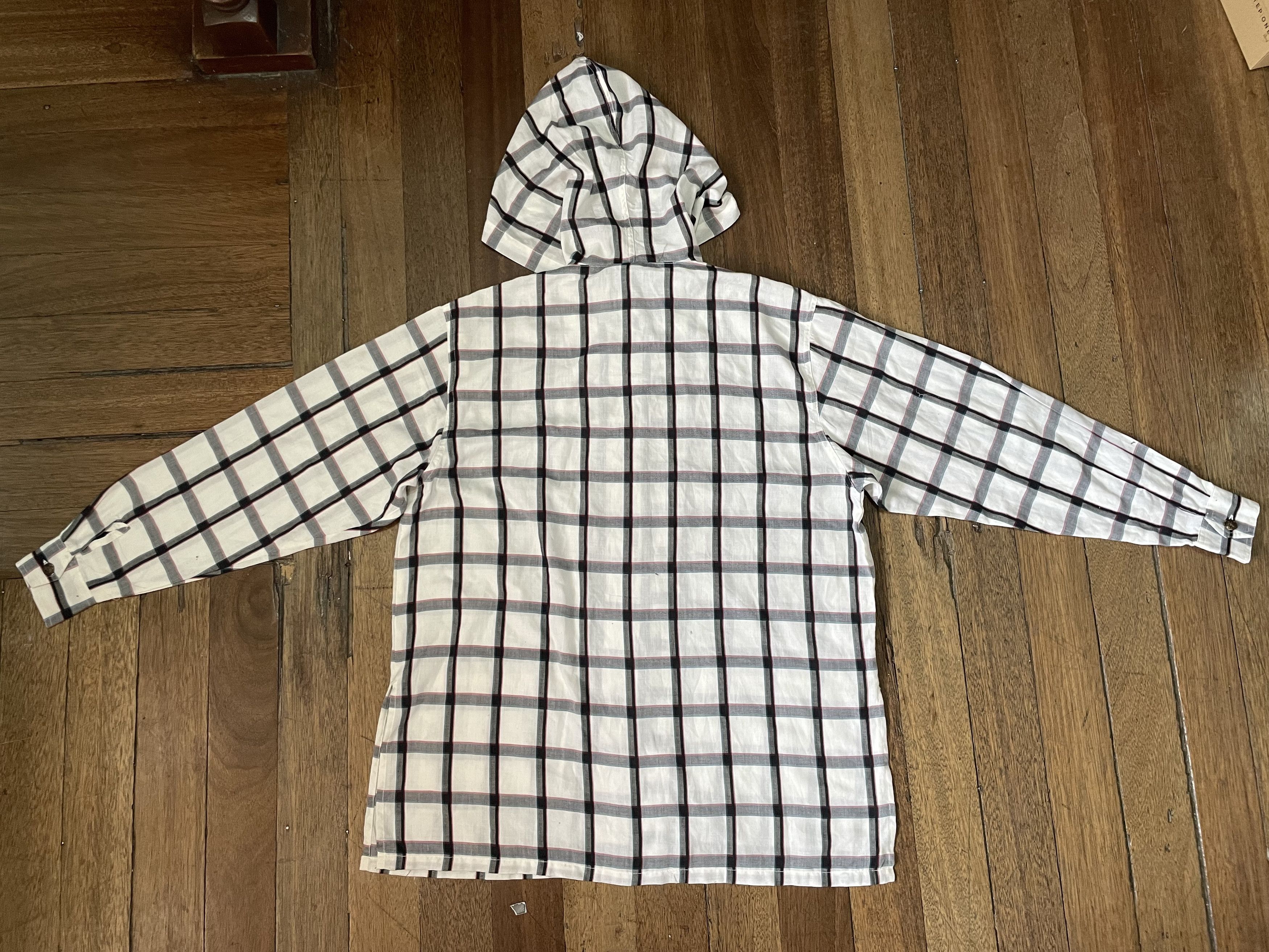Jean Paul Gaultier × Vintage Junior Gaultier Flannel Hoodie Size US XS / EU 42 / 0 - 7 Thumbnail