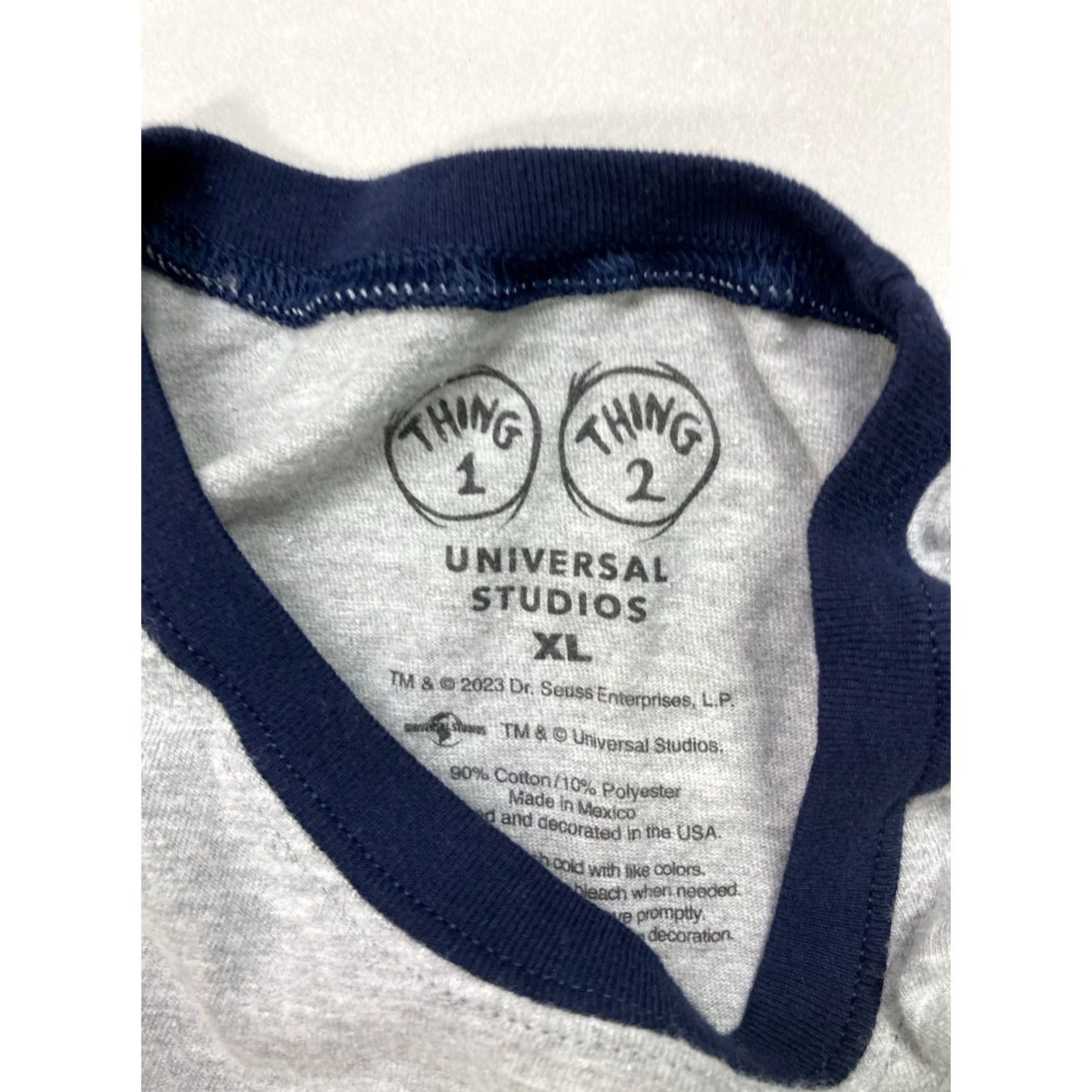 Vintage VINTAGE Universal Studios Dr Seuss Father Of All Things Graphic Ringer T-shirt Men XL Size US XL / EU 56 / 4 - 4 Thumbnail