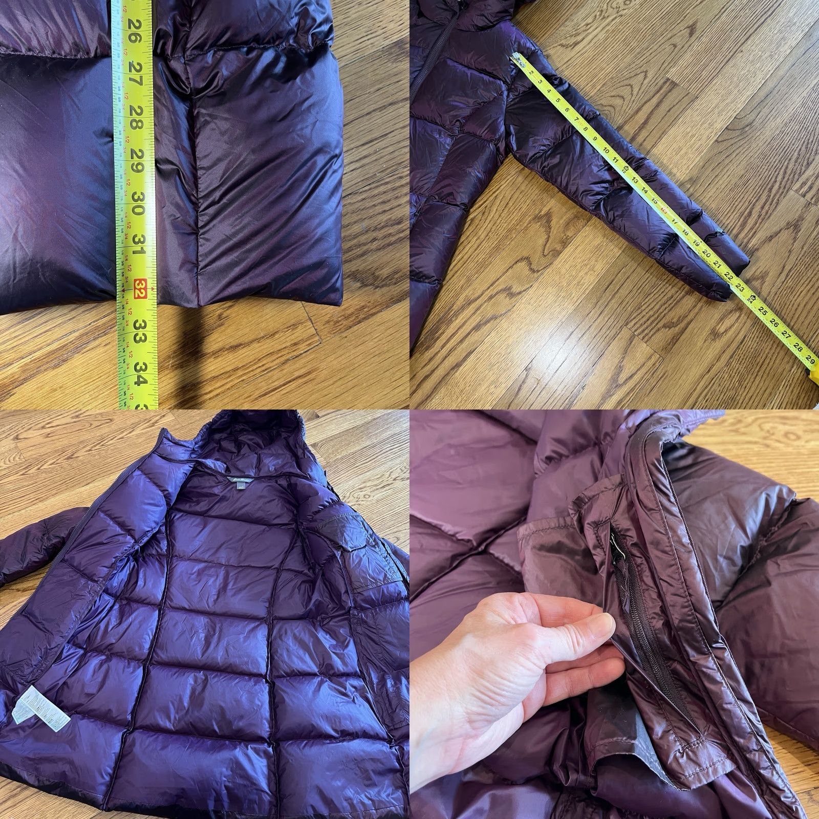 Eddie Bauer Eddie Bauer Jacket Women’s Size Small Maroon Luna Peak Down Parka Puffer EB550 Size S / US 4 / IT 40 - 8 Thumbnail