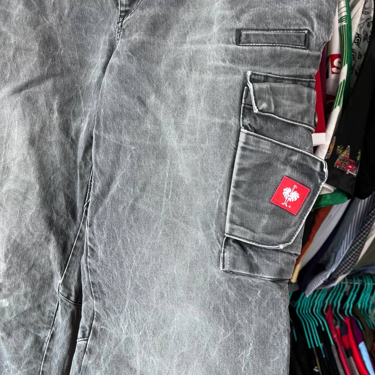 Other Engelbert Strauss Workwear Cargo Faded Denim Pants Size US 34 / EU 50 - 5 Thumbnail