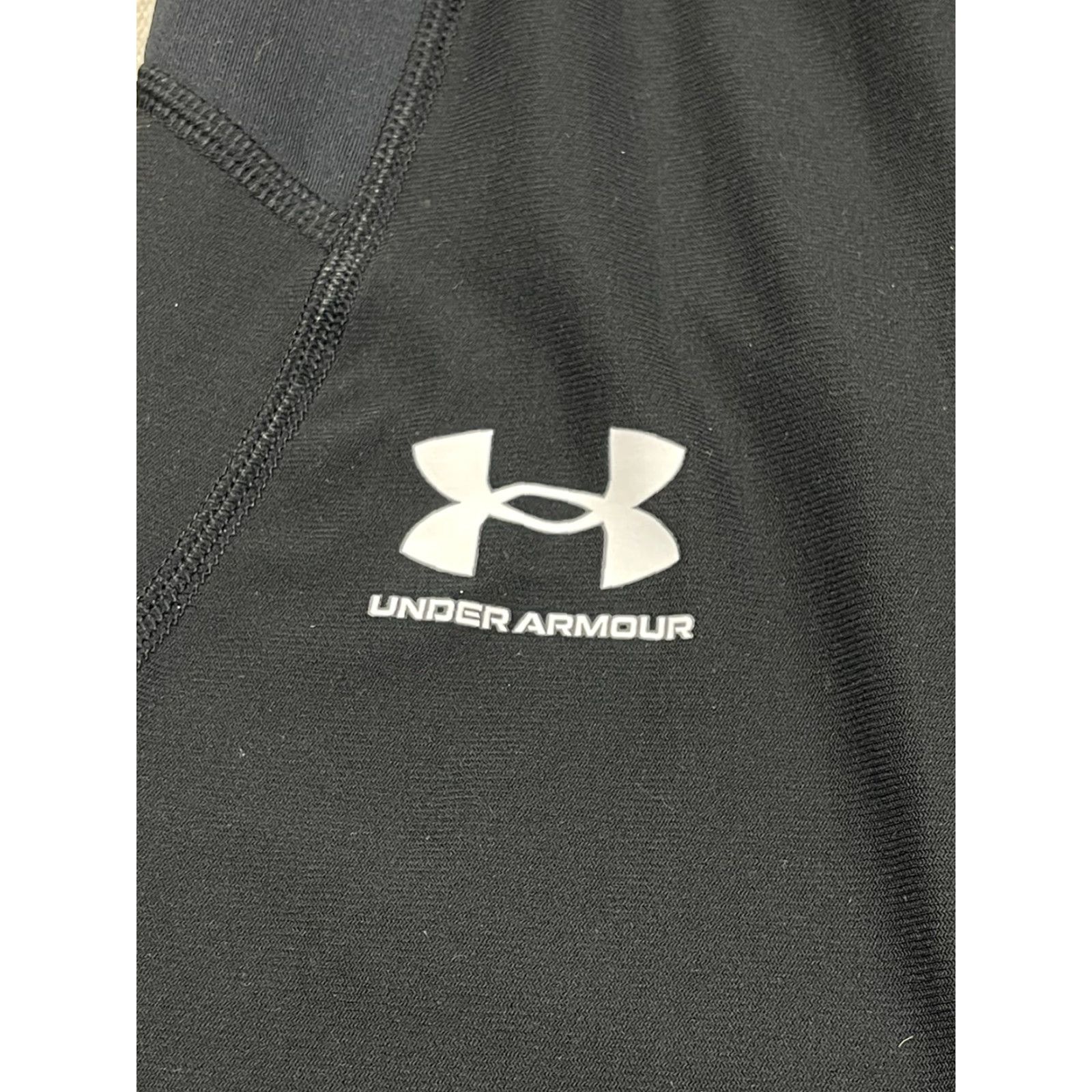 Under Armour Under Armour Leggings S Small Running Black Heatgear Compression Mens Size US 29 - 6 Thumbnail