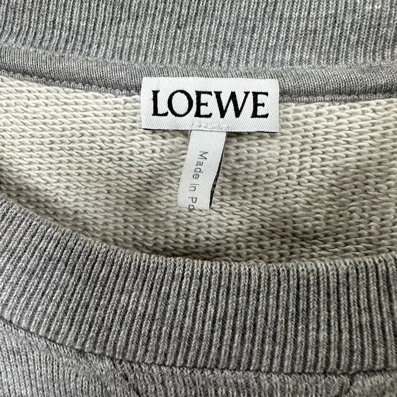 Loewe loewe Gray Logo embroidered version hoodie 2506-Nextarrow Size US M / EU 48-50 / 2 - 2 Thumbnail