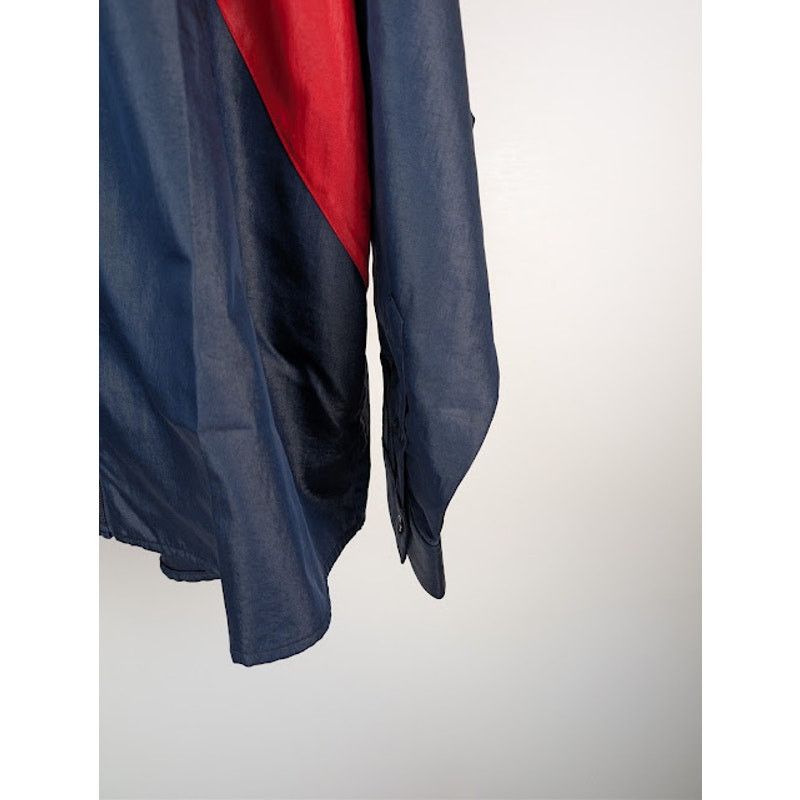 Martine Rose o1rshd1 Shirt Track Jacket in Navy Blue Size US L / EU 52-54 / 3 - 6 Thumbnail