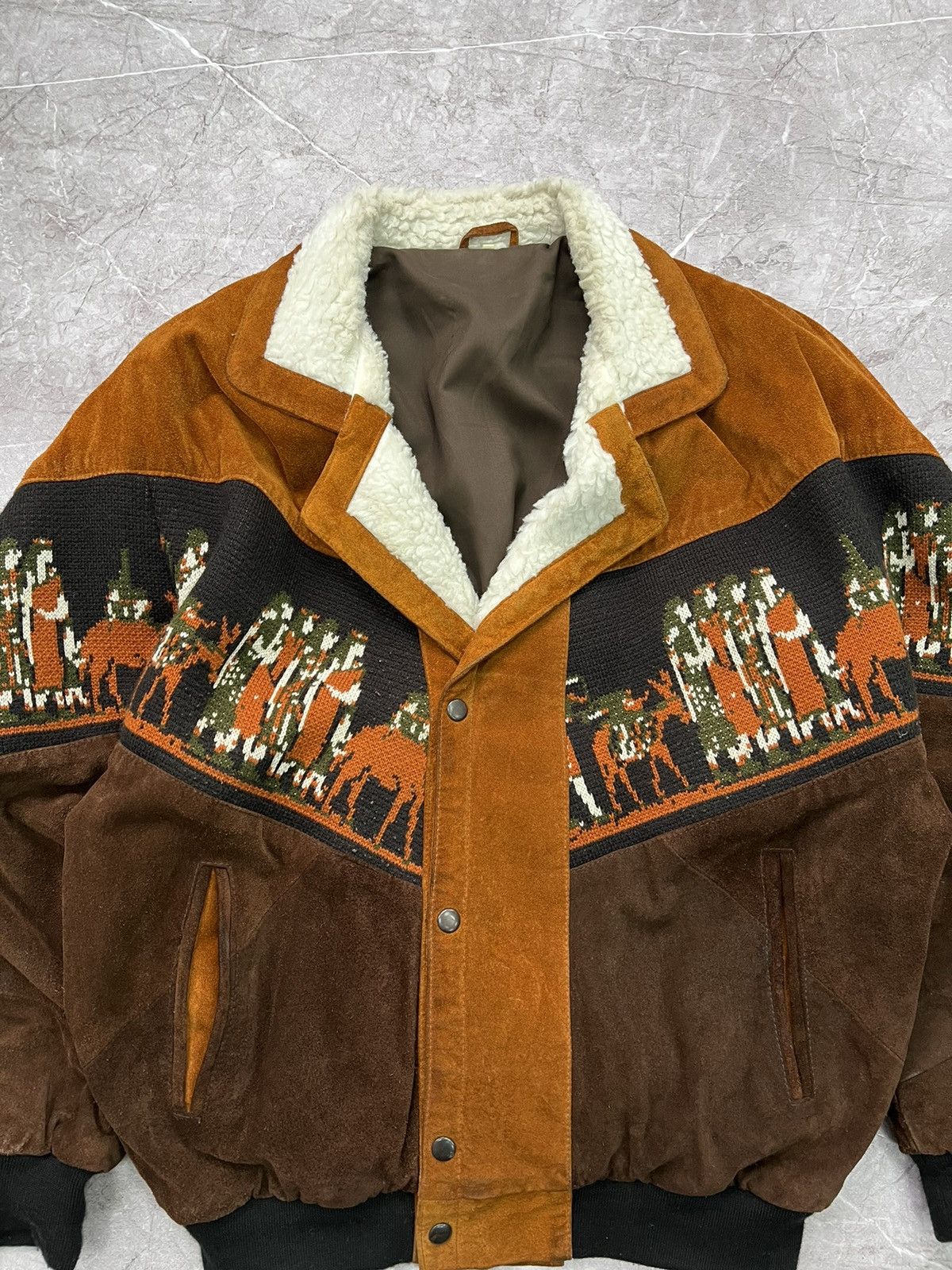 If Six Was Nine × Vintage Vintage Suede Fringe Cowboy Western Leather Jacket Hype Rare Size US L / EU 52-54 / 3 - 3 Thumbnail
