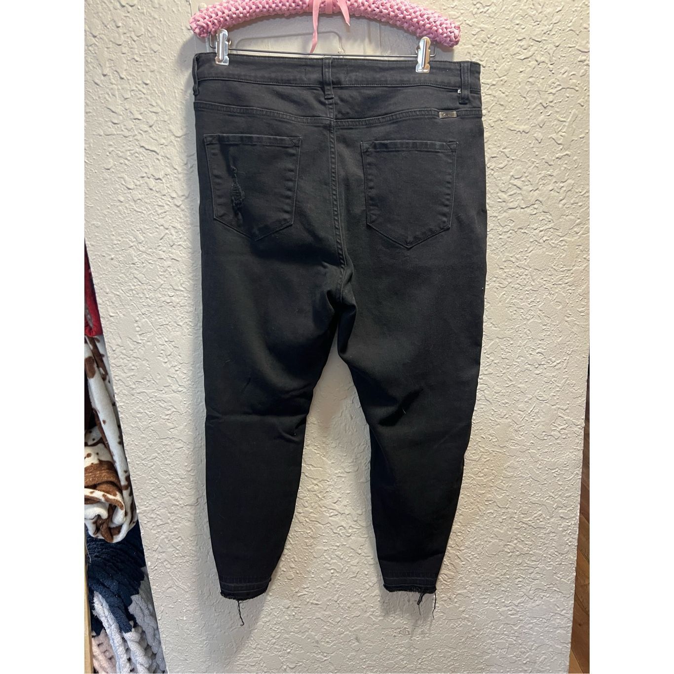 Other Kancan Black Distressed Skinny Jeans Woman’s Size XL Size 32" / US 10 / IT 46 - 8 Thumbnail
