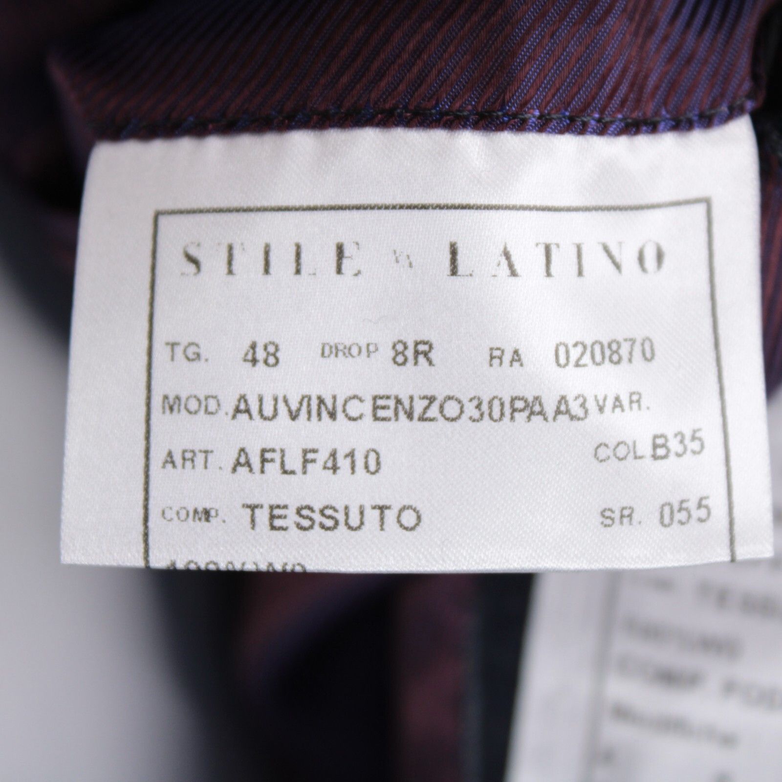 Other Stile Latino Suit Size US 38 Regular in Blue Size 38R - 9 Thumbnail