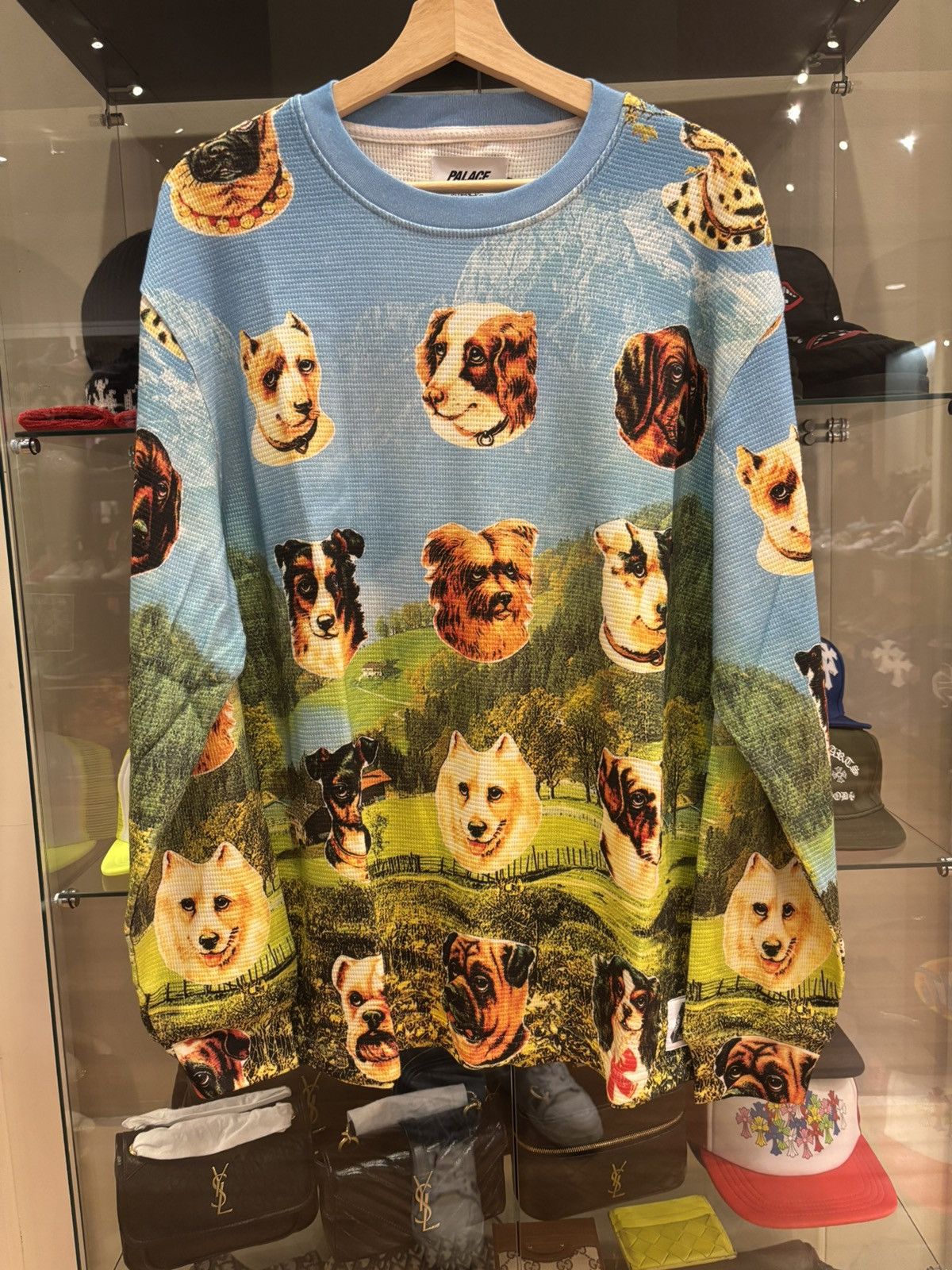 Palace Palace Payne Waffle Dog LS Size US XL / EU 56 / 4 - 1 Thumbnail