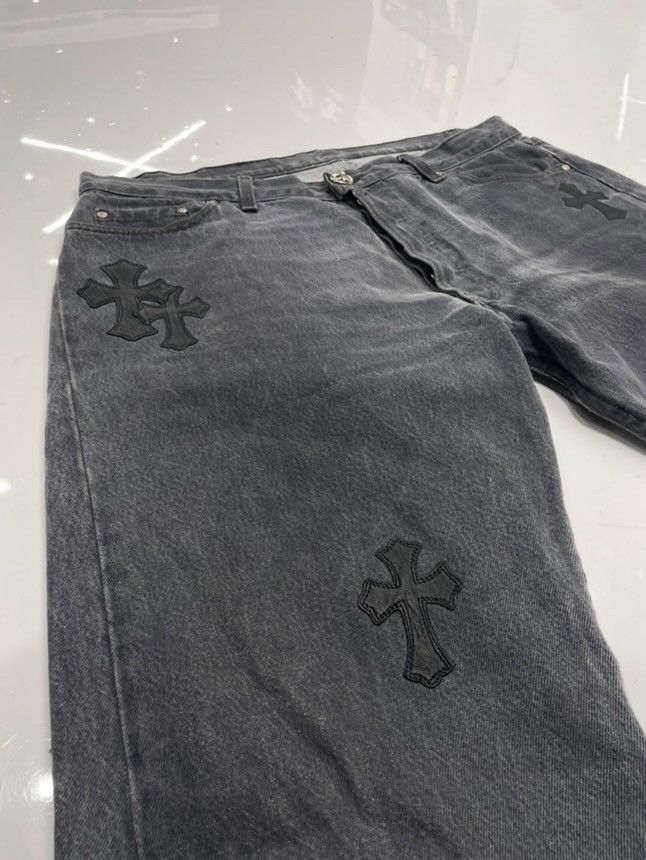 Chrome Hearts Chrome Hearts Levis 501 Grey Cross Patch Denim Size US 36 / EU 52 - 3 Thumbnail