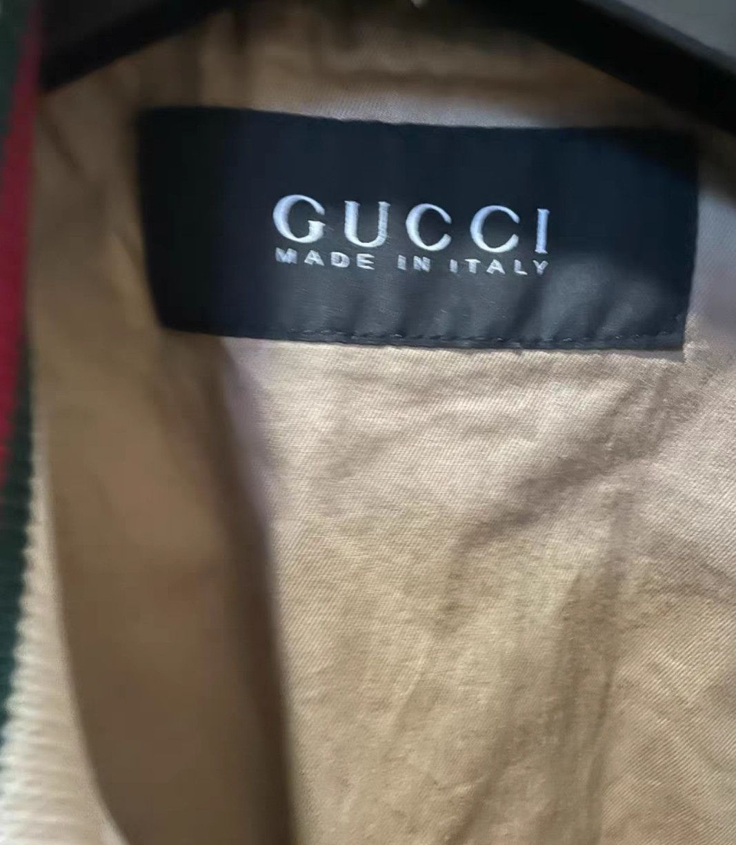 Gucci Gucci Cream Leather Bomber Jacket-2506 Size US M / EU 48-50 / 2 - 3 Thumbnail