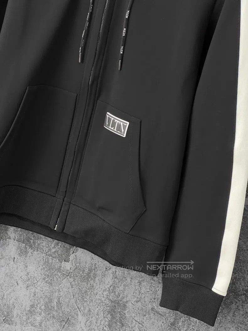Valentino Valentino Sleeve paneled hooded zip sweatshirt Size US S / EU 44-46 / 1 - 4 Thumbnail