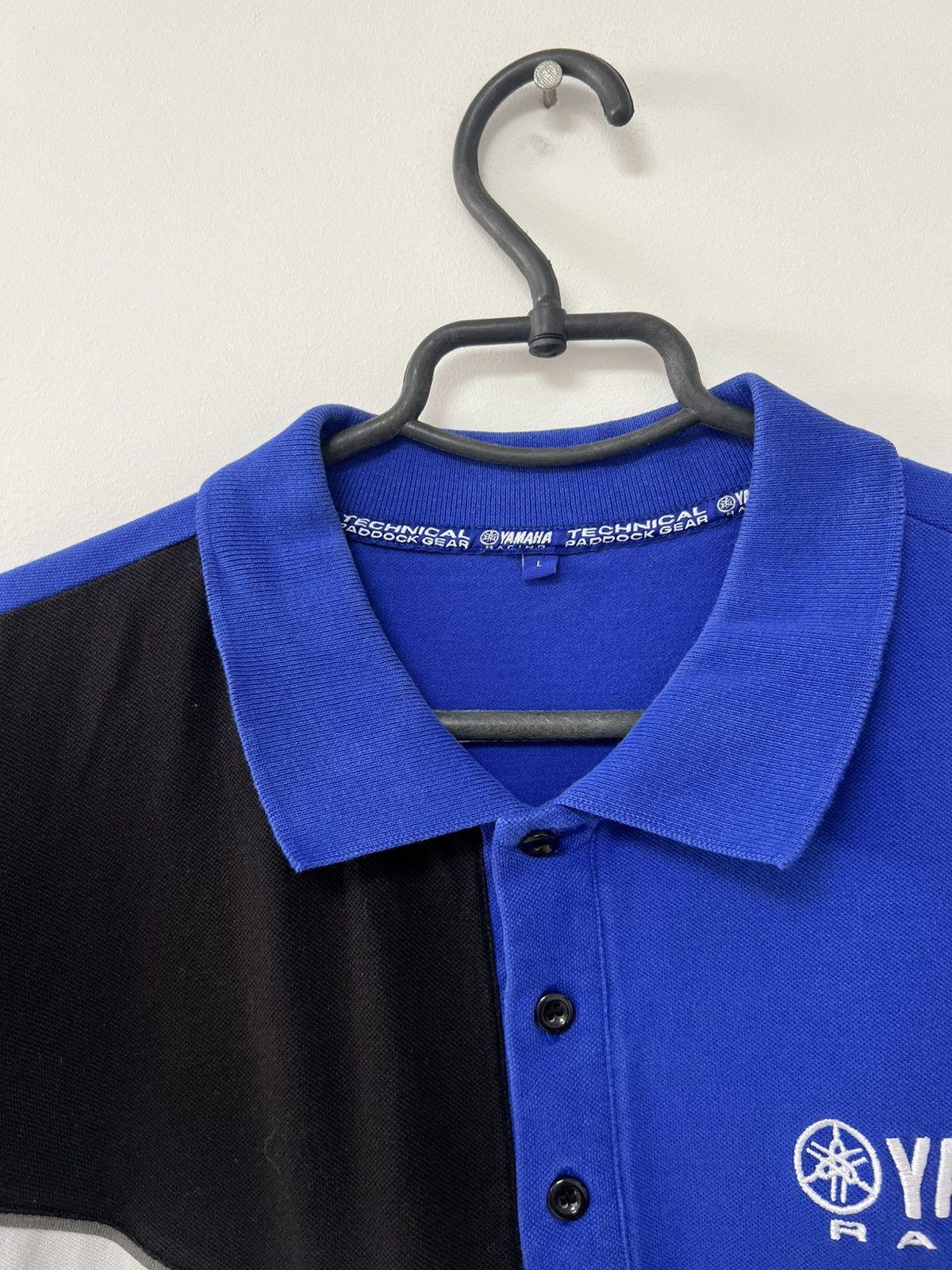 Yamaha Vintage Yamaha Racing Team Polo Motorcycle T shirt Rare sz L Size US L / EU 52-54 / 3 - 11 Thumbnail