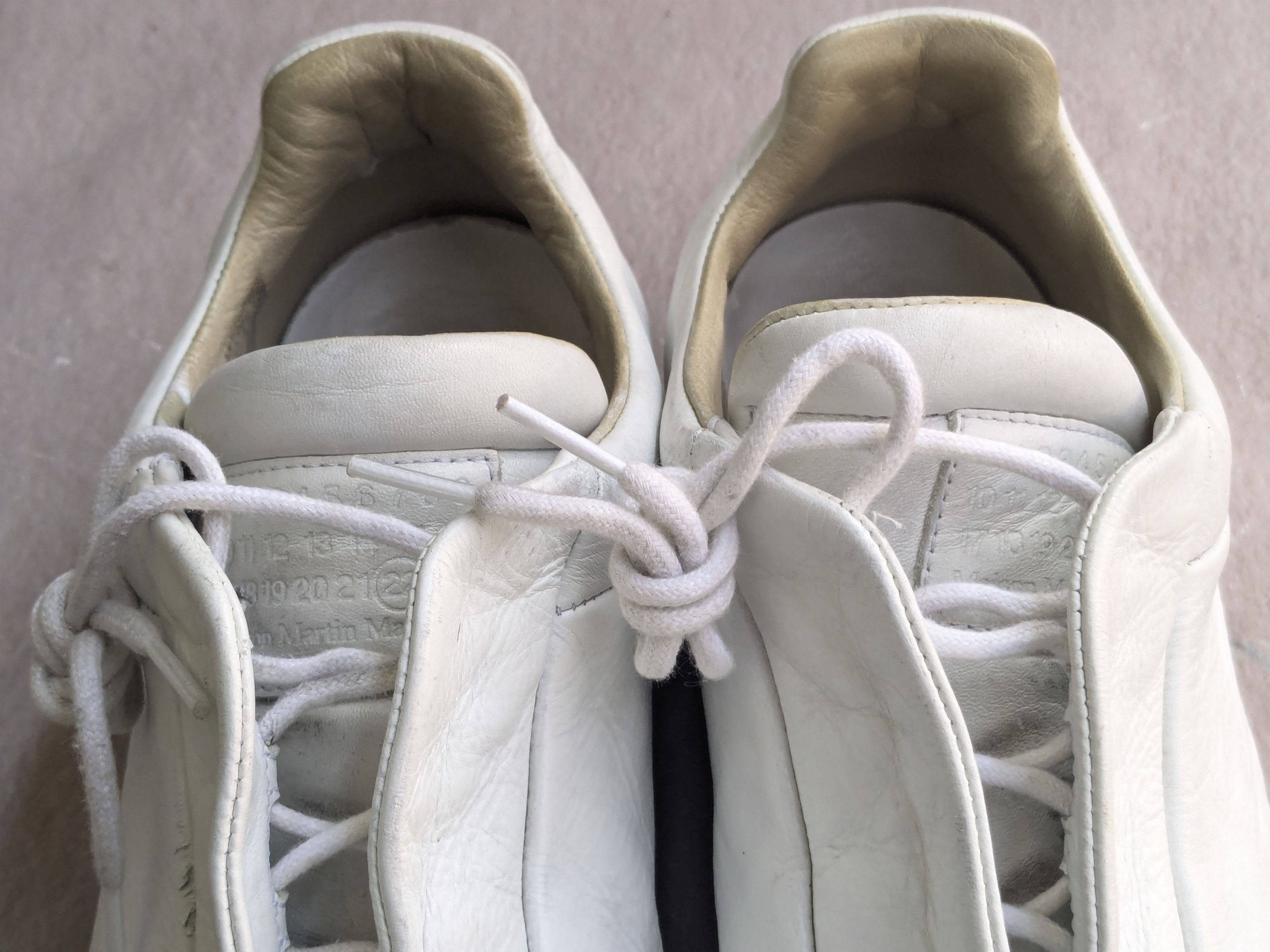 Maison Margiela Maison Margiela Future White Low Tops 11.5 44.5 Leather Size US 11.5 / EU 44-45 - 6 Thumbnail