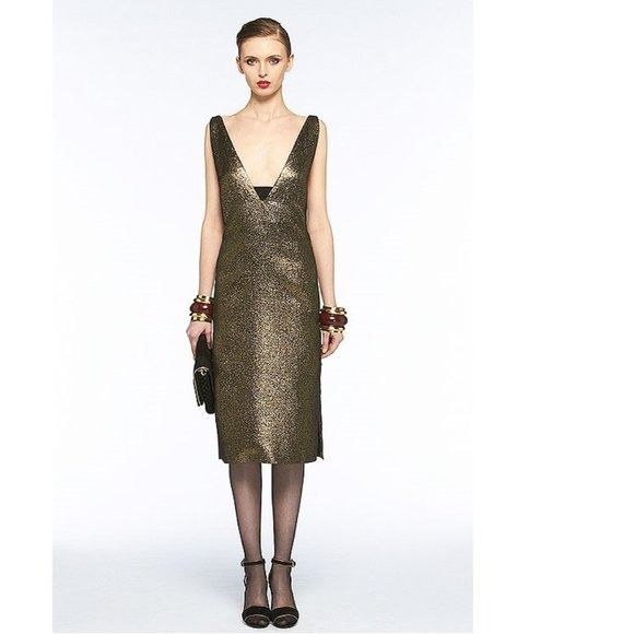 Diane von Furstenberg NWT Diane von Furstenberg Runway Metallic Backless Chastity Size M / US 6-8 / IT 42-44 - 10 Thumbnail