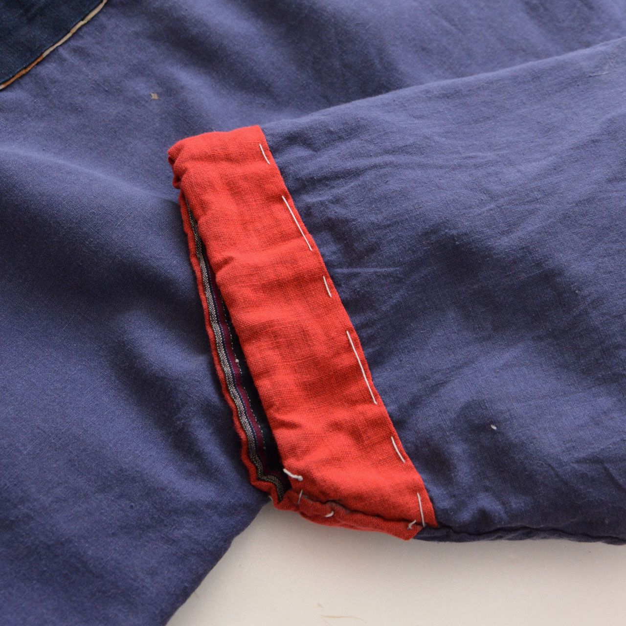Japanese Brand Vintage Japanese Noragi Jacket Indigo Stripe Cotton Size US M / EU 48-50 / 2 - 6 Thumbnail
