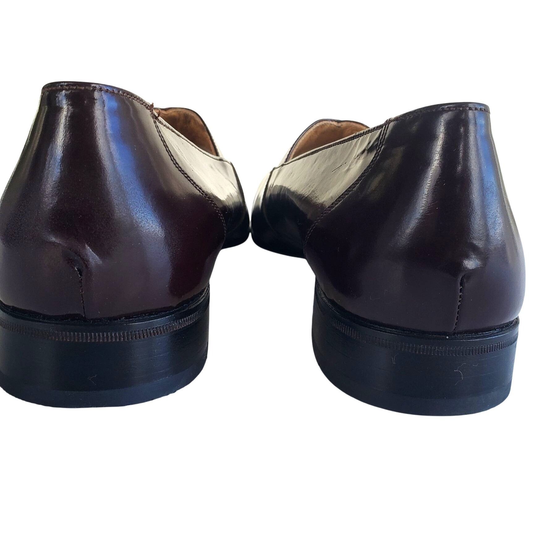 Pierre Cardin Pierre Cardin 70s Men Size 8 Brown Patent Leather Slip On Sh Size US 8 / EU 41 - 9 Thumbnail