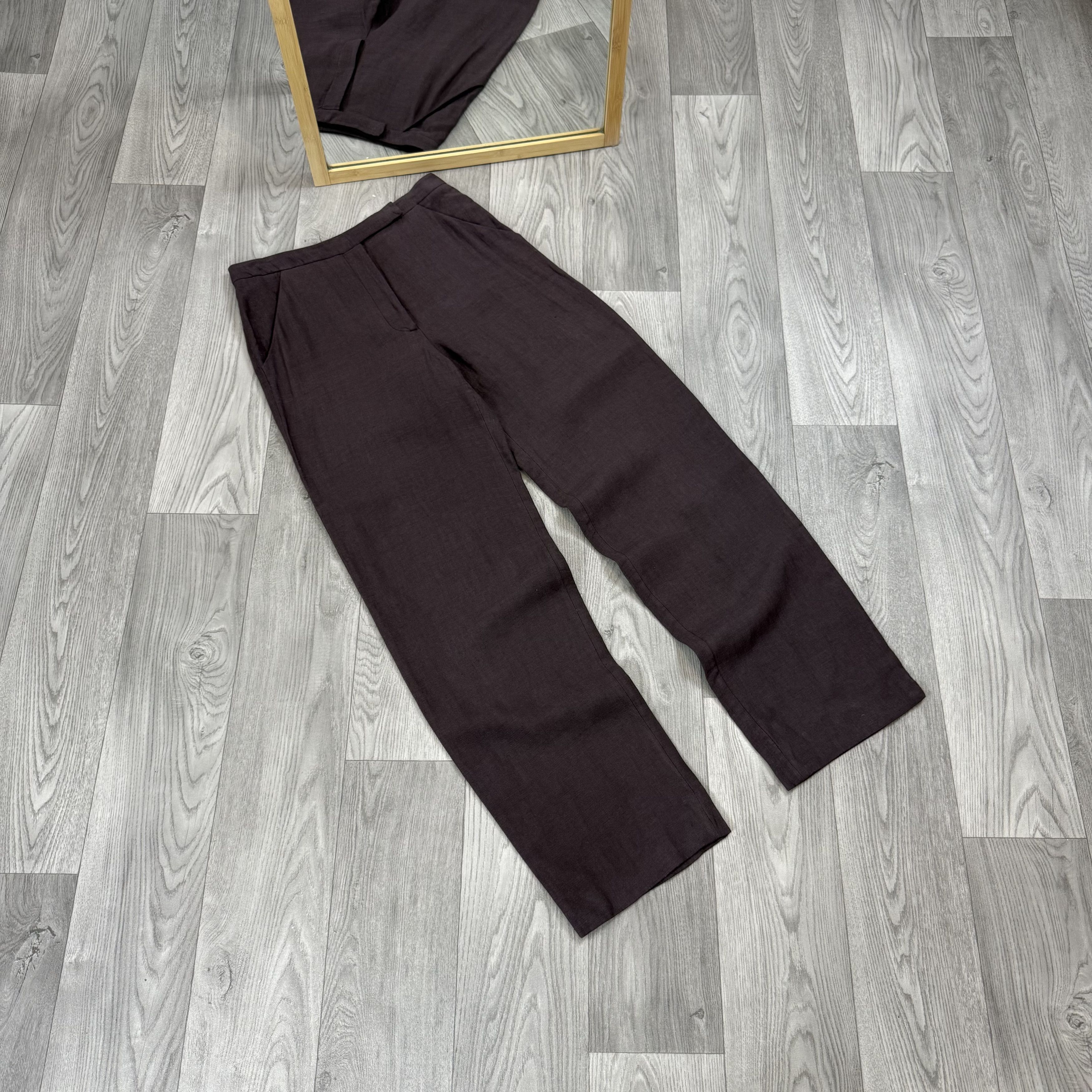 Giorgio Armani Vintage Giorgio Armani 80s Brown Classic Casual Pants Size 26" / US 2 / IT 38 - 3 Thumbnail
