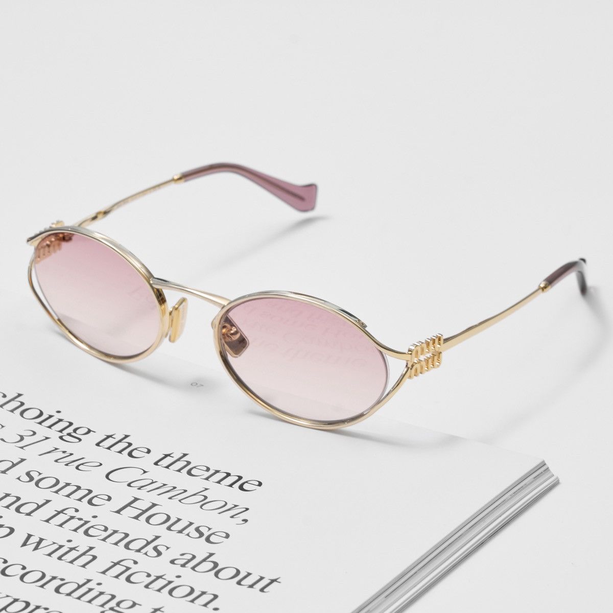 Miu Miu MIU MIU 0MU 52YS 5AK06S SUNGLASSES Size ONE SIZE - 2 Thumbnail