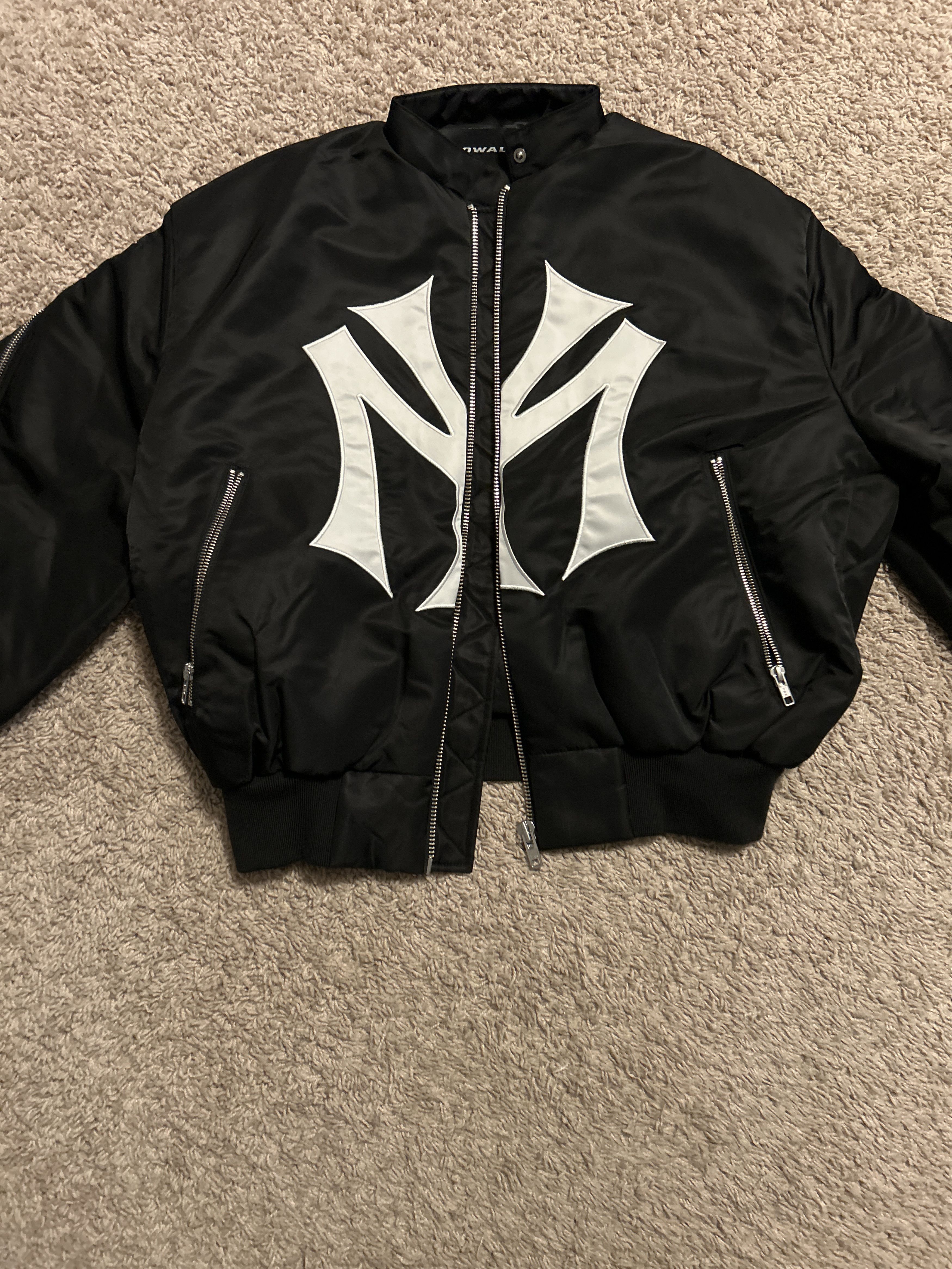 k*様 Mowalola My City Bomber jacket Timothée Chalamet Mowalola My City Jacket | Shop Now