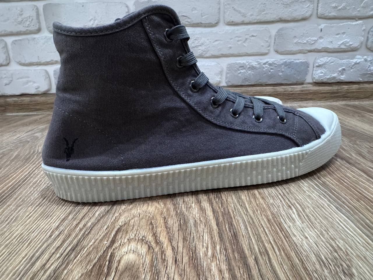 Allsaints Allsaints Max Canvas High Top Sneakers Shoes Size US 13 / EU 46 - 13 Thumbnail