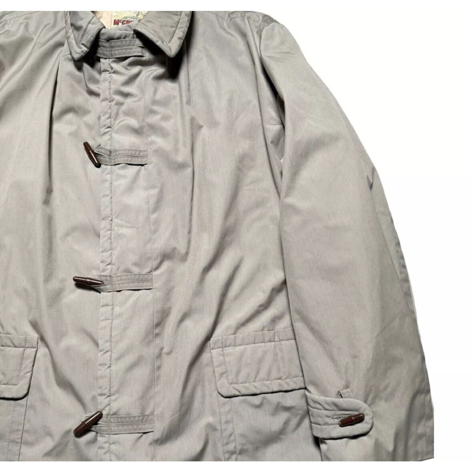 McGregor Vintage Mcgregor Beige Trench Coat Quilt Lined Talon 44 USA Size US L / EU 52-54 / 3 - 2 Thumbnail