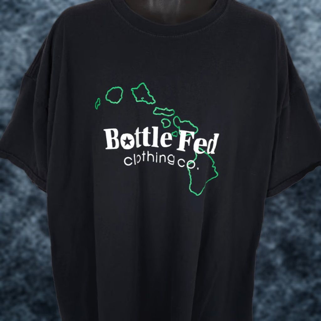 Jerzees VINTAGE Bottle Fed Clothing T Shirt Mens Size 4XL Black This Is How I Roll Hawaii Shirt Mens 4XL Black Hawaiian Travel Destination Souvenir Tee Size US XXL / EU 58 / 5 - 1 Thumbnail